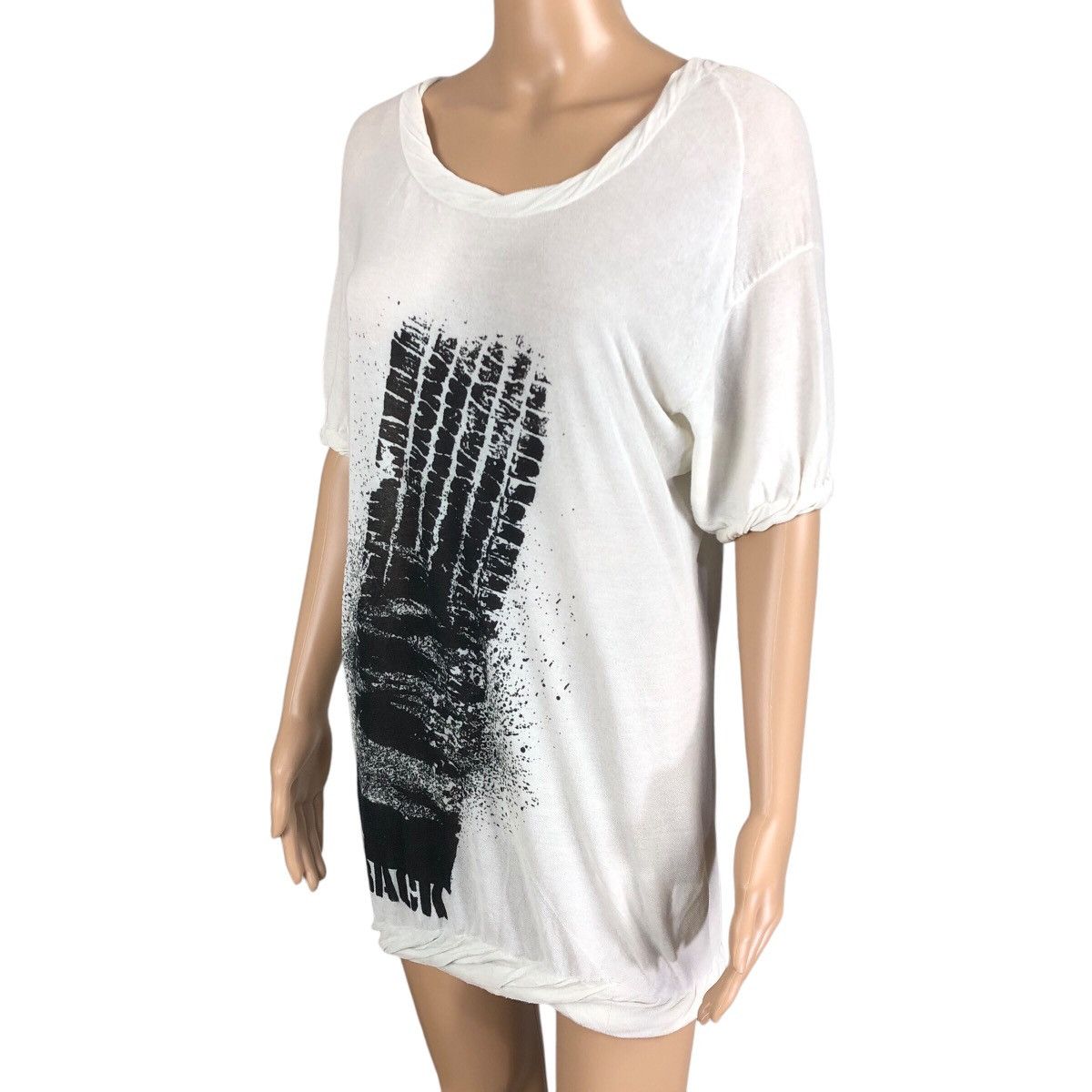 Hysteric Glamour Vintage Hysteric Glamour Kickback Mesh Top Pleated Shirt Size ONE SIZE - 6 Thumbnail