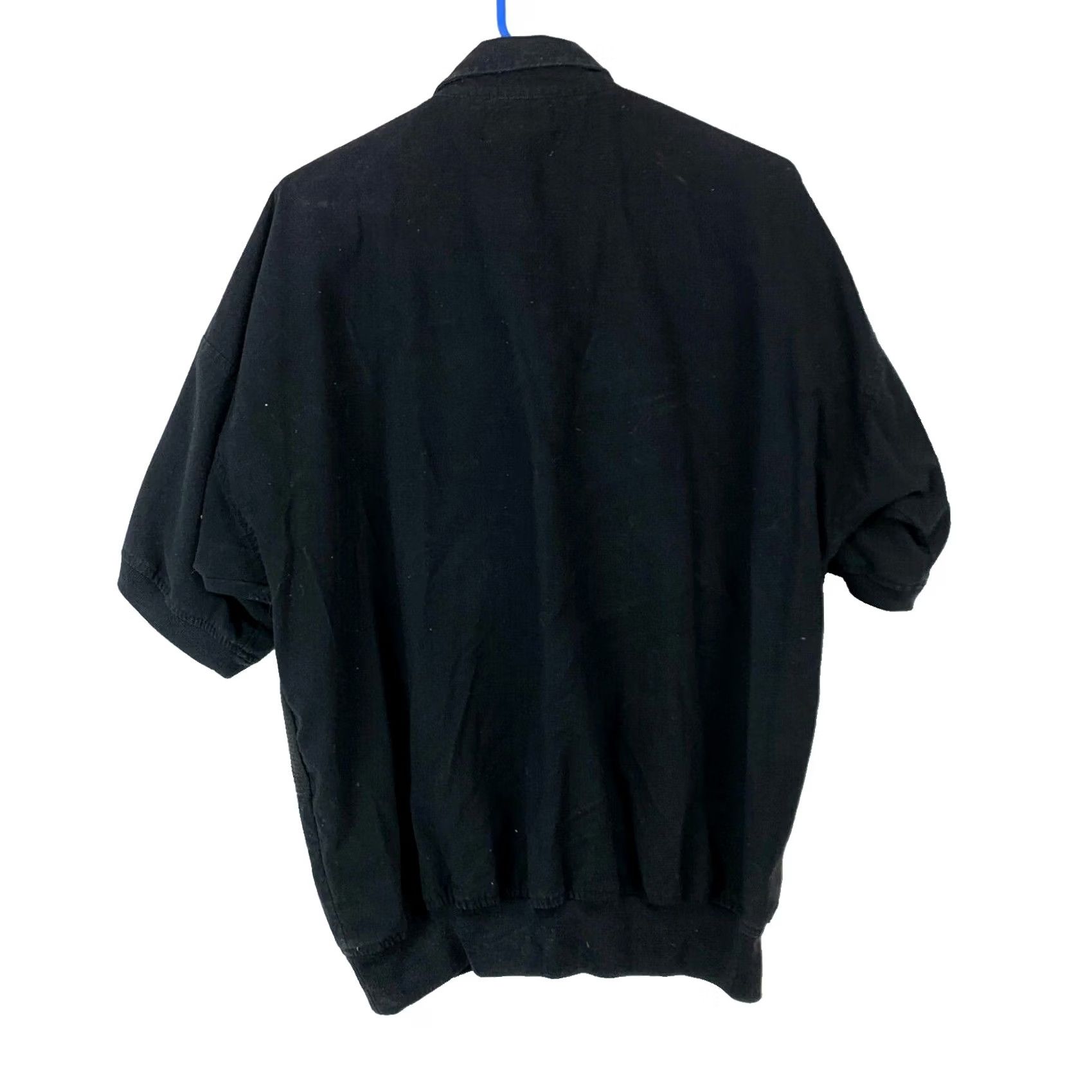 Vintage VINTAGE Alexxus Exclusive Polo Shirt Short Sleeve Mens XL Black 80s 90s Size US XL / EU 56 / 4 - 4 Thumbnail