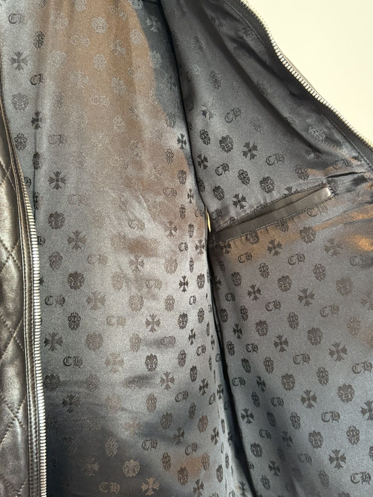 Chrome Hearts Chrome Hearts Leather Vest With Patches Size US M / EU 48-50 / 2 - 14 Thumbnail
