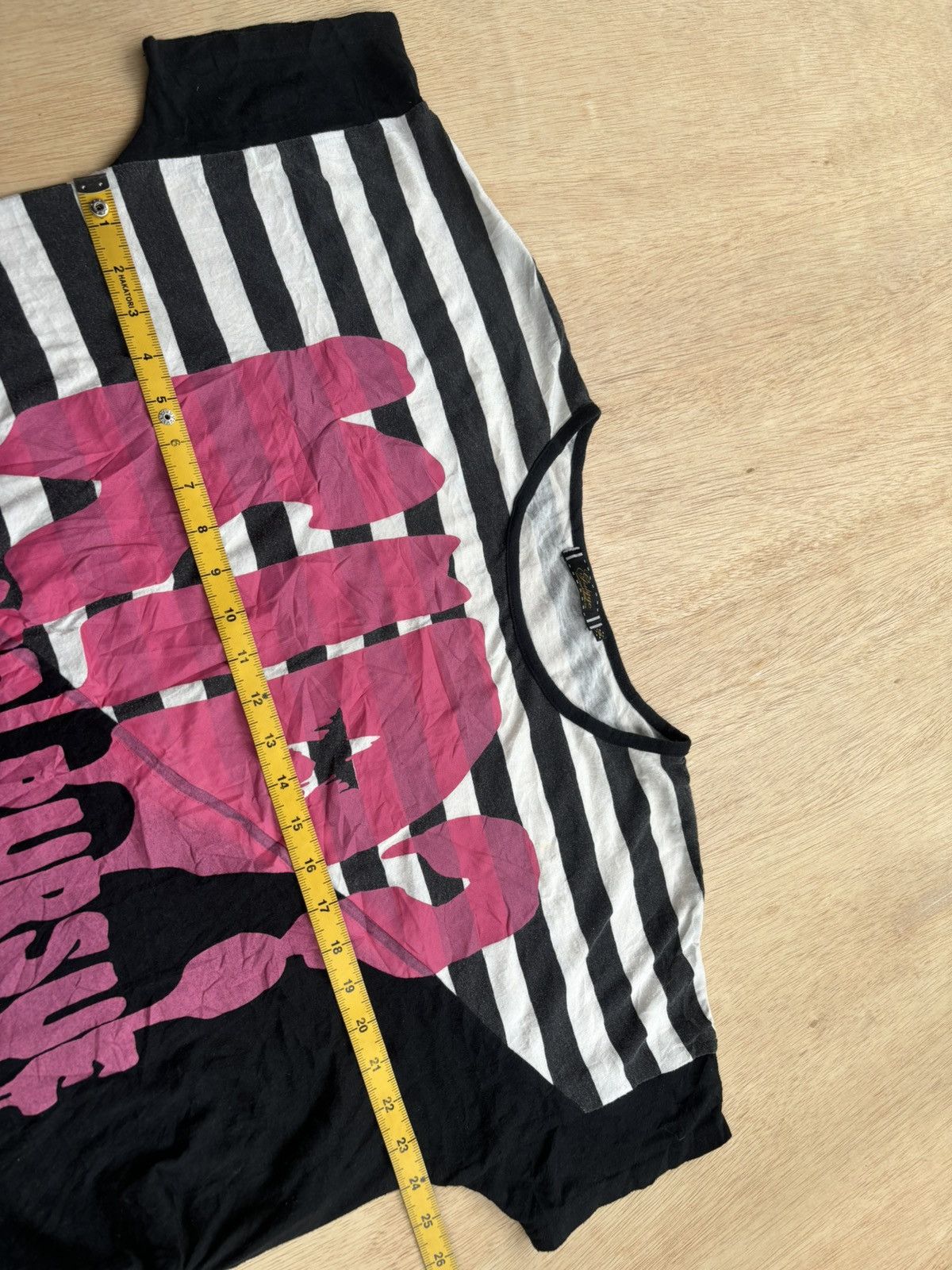 Hysteric Glamour × If Six Was Nine × Japanese Brand Y2k Galyge Kid Never Pursue Stripe Tshirt Size M / US 6-8 / IT 42-44 - 9 Thumbnail