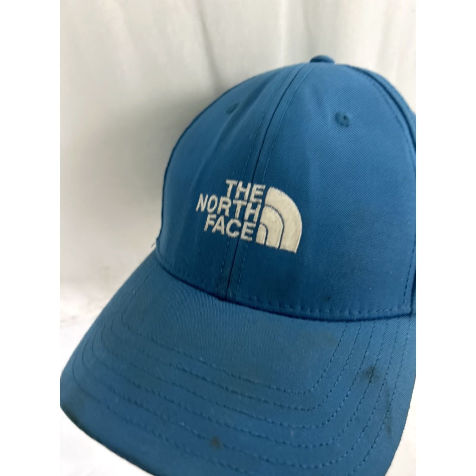 The North Face VINTAGE The North Face Teal Strap Back Hat Adjustable One Size Fits Most Dad Hat Stains Size ONE SIZE - 5 Thumbnail