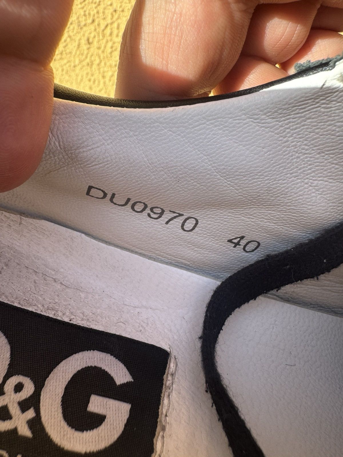 Dolce & Gabbana Vintage Dolce Gabbana Leather Y2k Sneakers Size US 7 / EU 40 - 11 Thumbnail