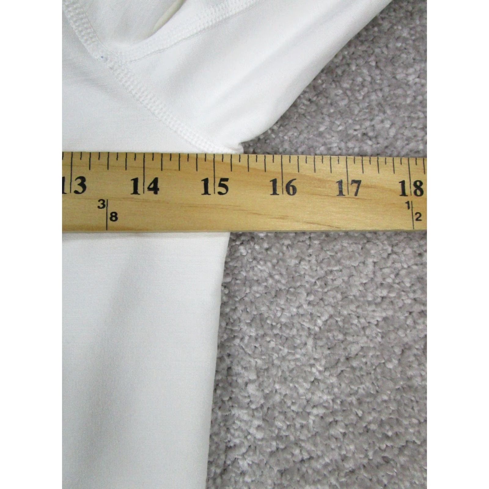 Nike Nike Shirt Womens Large White Dri-Fit Running Pullover Size L / US 10 / IT 46 - 6 Thumbnail