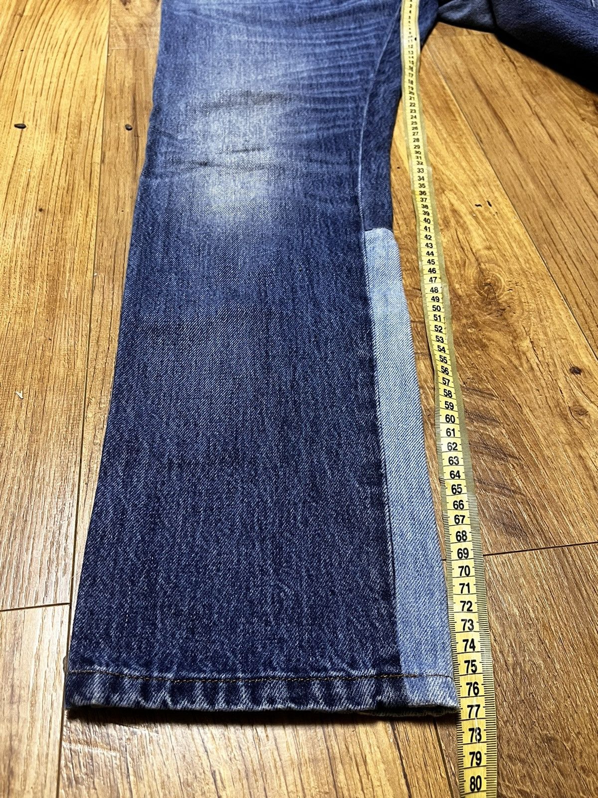 Valentino VALENTINO Slim-Fit Panelled Stretch-Denim Jeans - Blue Size US 33 - 11 Thumbnail