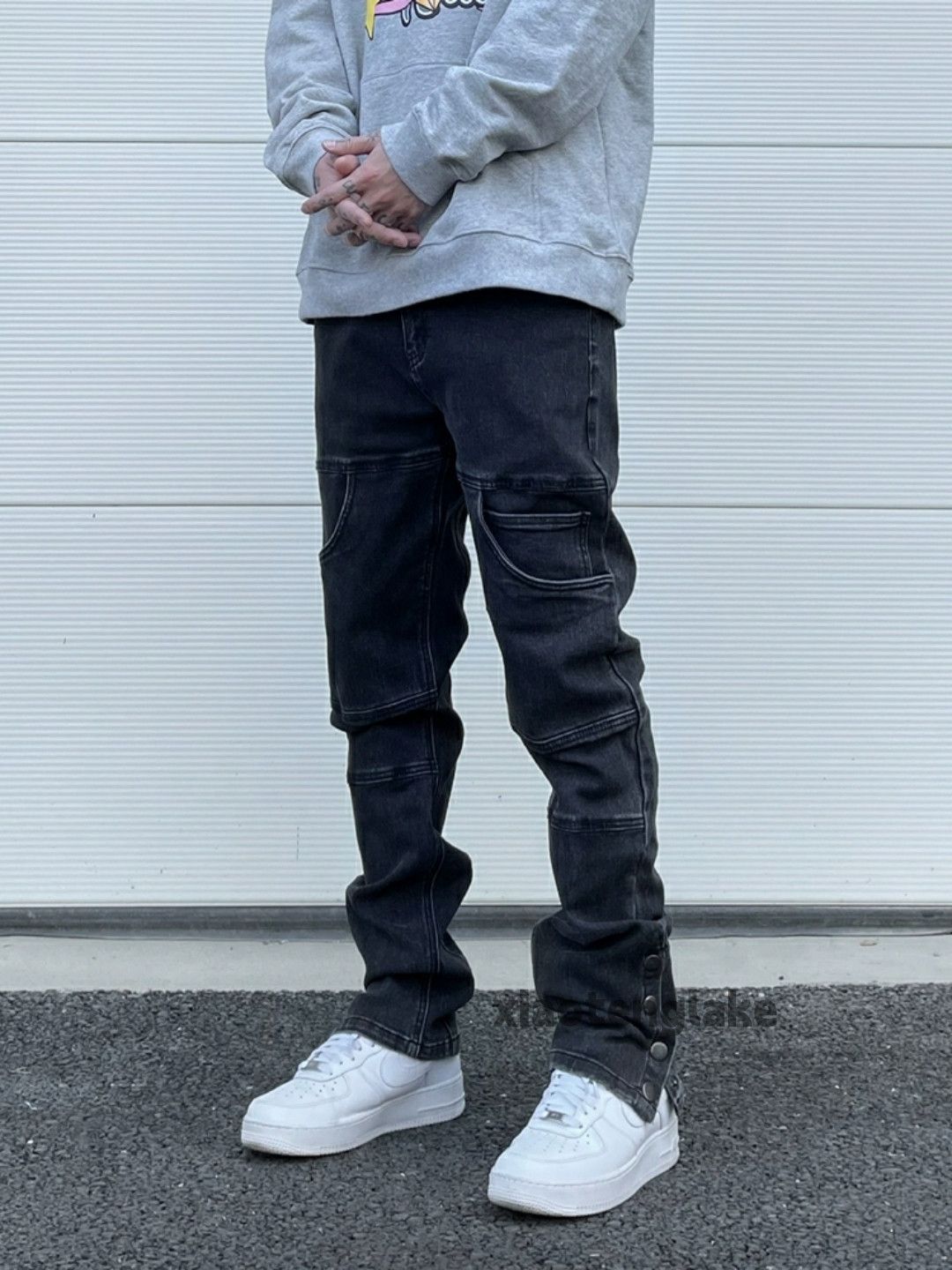 washed faded y2k yuppie utility punk jeans