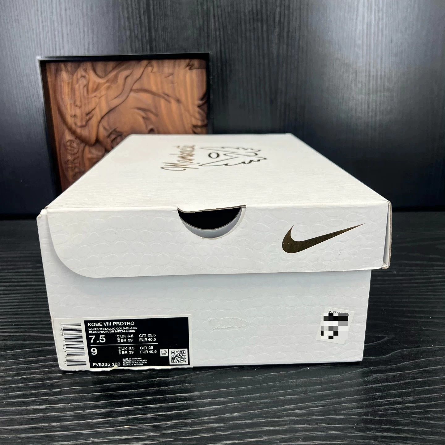 Nike zk8 low gigi black gold 40.5 Size US 7.5 / EU 40-41 - 9 Thumbnail