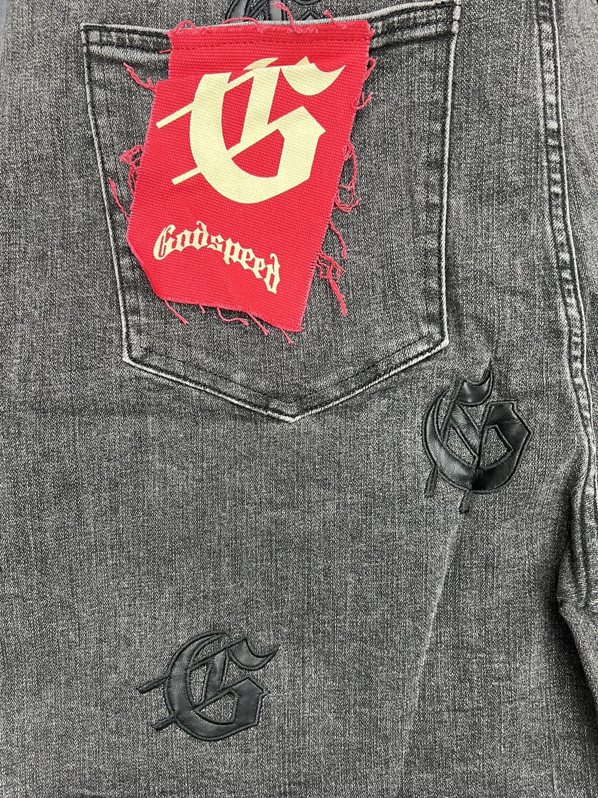 Godspeed Godspeed Infinity Denim Shorts Size US 38 / EU 54 - 5 Thumbnail