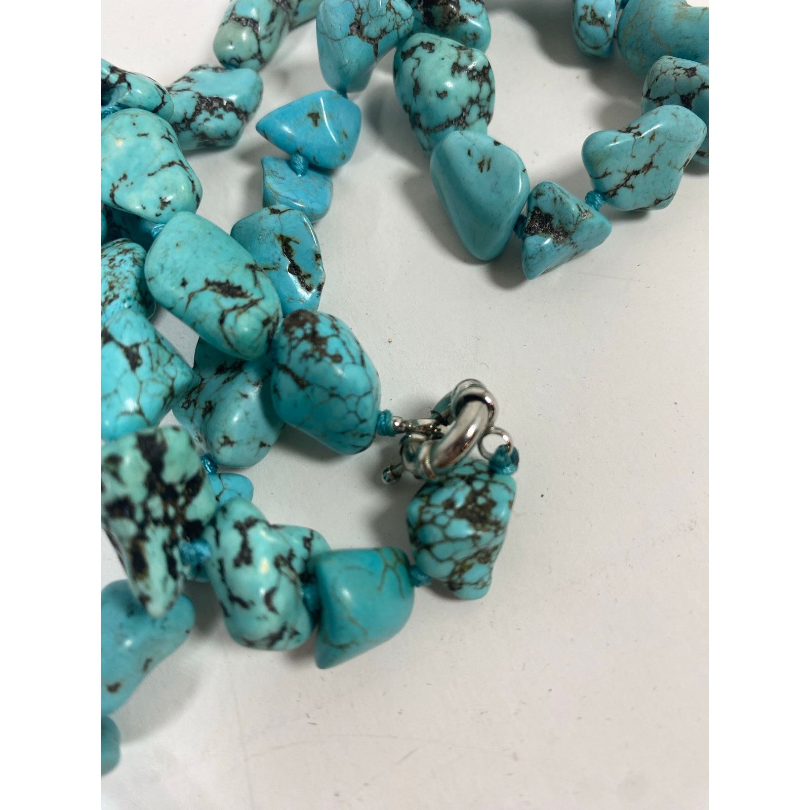 Other Turquoise Nugget Necklace Native American Southwest Indian Size ONE SIZE - 3 Thumbnail