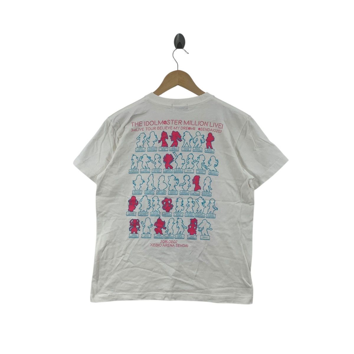 Anime ANIME THE IDOLMASTER Believe My Dream Tour Tee Shirt Top Size US S / EU 44-46 / 1 - 6 Thumbnail