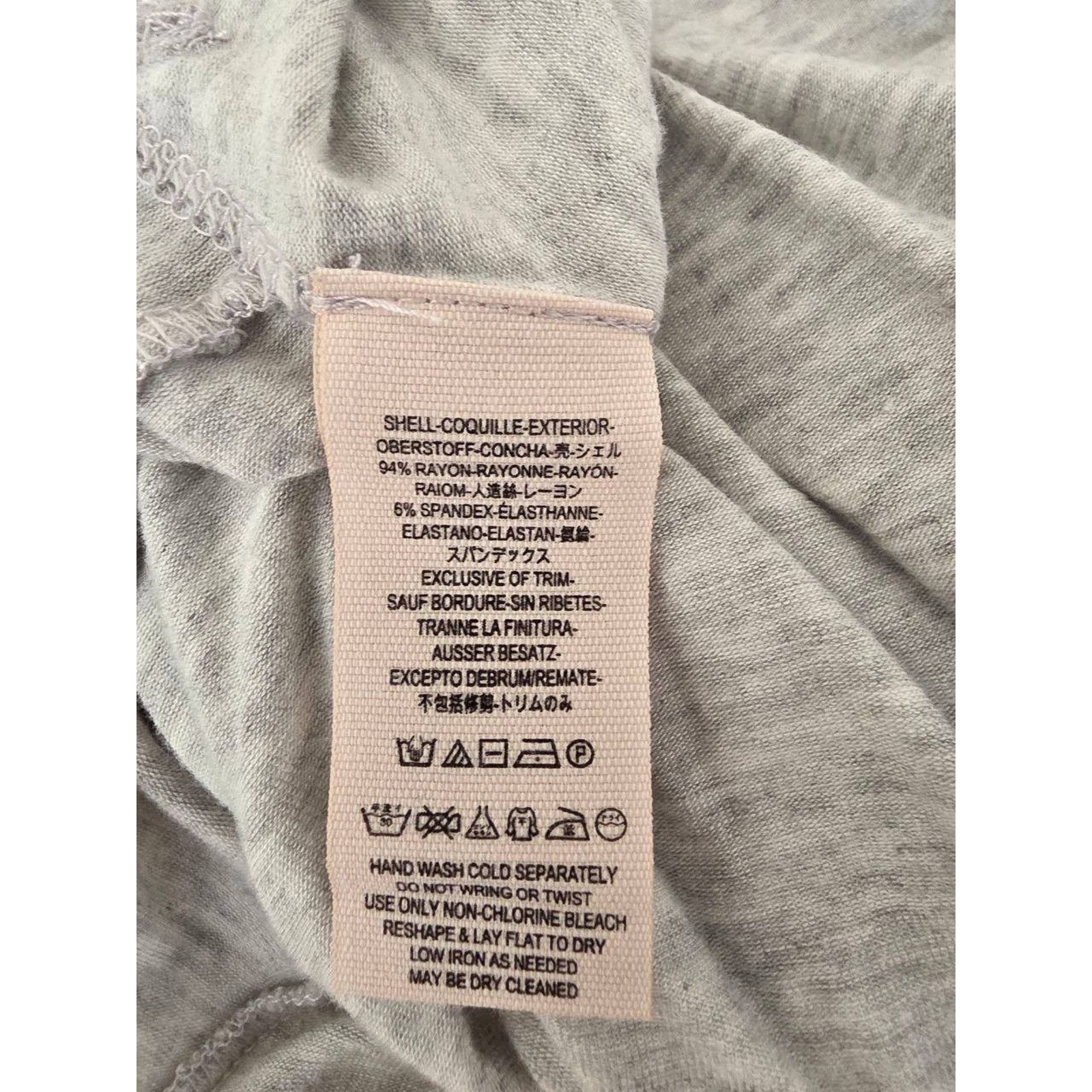 & Other Stories Free People Comfy Oversized Tee Gray M A001389 Size M / US 6-8 / IT 42-44 - 8 Thumbnail