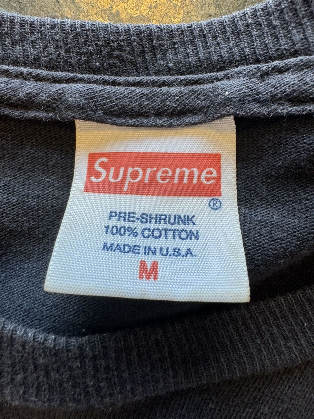 Supreme Supreme Three Six Tee Black Size US M / EU 48-50 / 2 - 4 Thumbnail