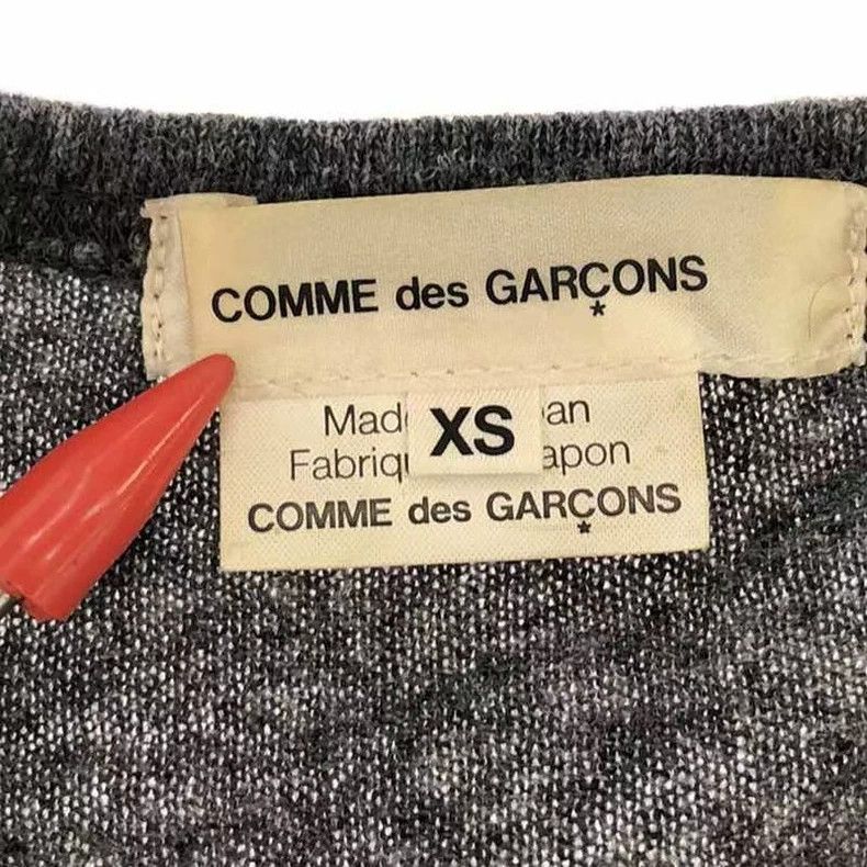 Comme des Garcons Comme Des Garcons Long Sleeve Sweater with Grey Rose Stand Size XS / US 0-2 / IT 36-38 - 8 Thumbnail