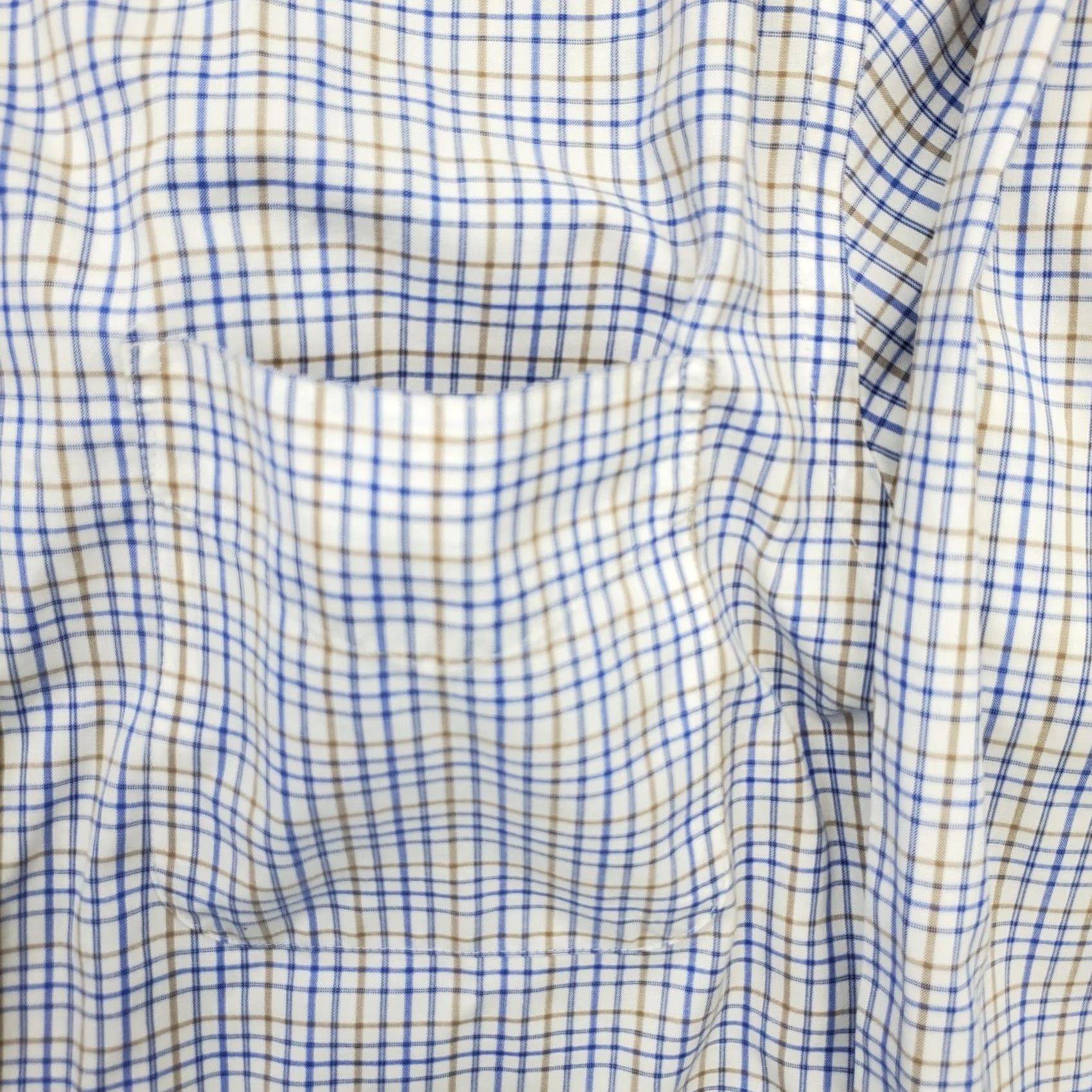 Jos. A. Bank Jos. A. Bank Dress Shirt Men 15.5 Multi Check Tailored Fit Long Sleeve Button Up Size 42R - 7 Thumbnail