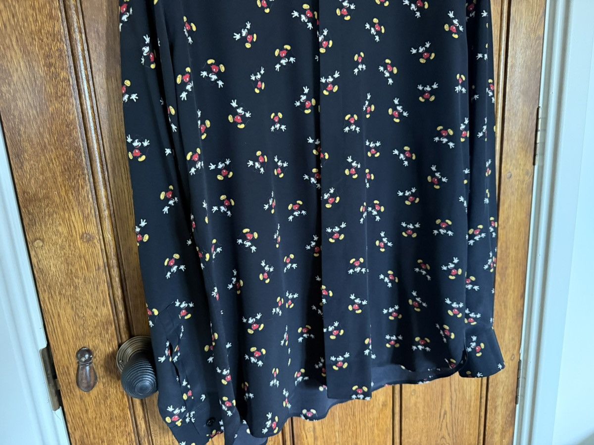 Saint Laurent Paris SS19 Saint Laurent Mickey Mouse silk black logo shirt 39 M Size US M / EU 48-50 / 2 - 14 Thumbnail