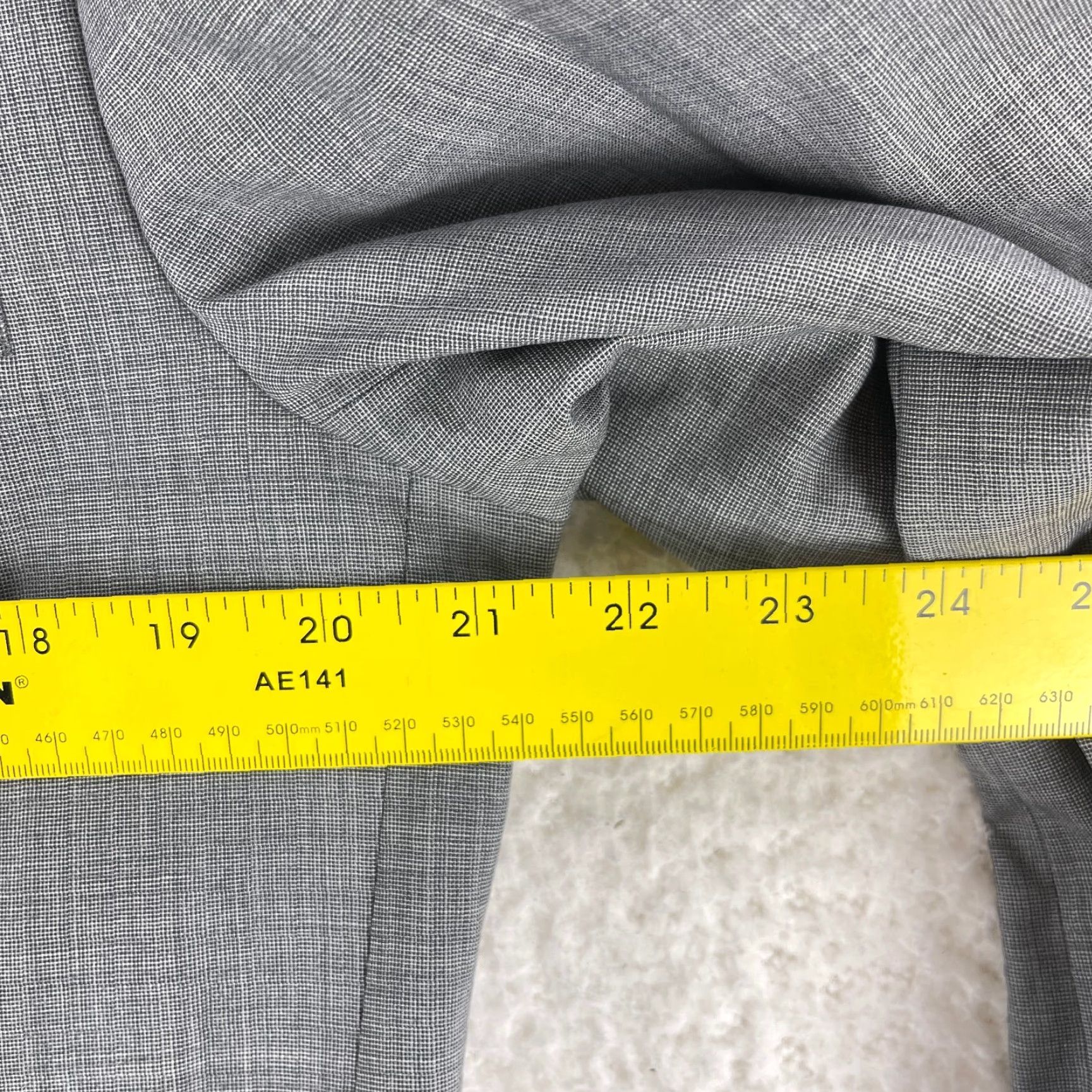 Brooks Brothers Brooks Brothers Blazer Mens Size 42L Gray Wool Suit Jacket Notch Lapel Single-Breast 2-Button Size 42R - 6 Thumbnail