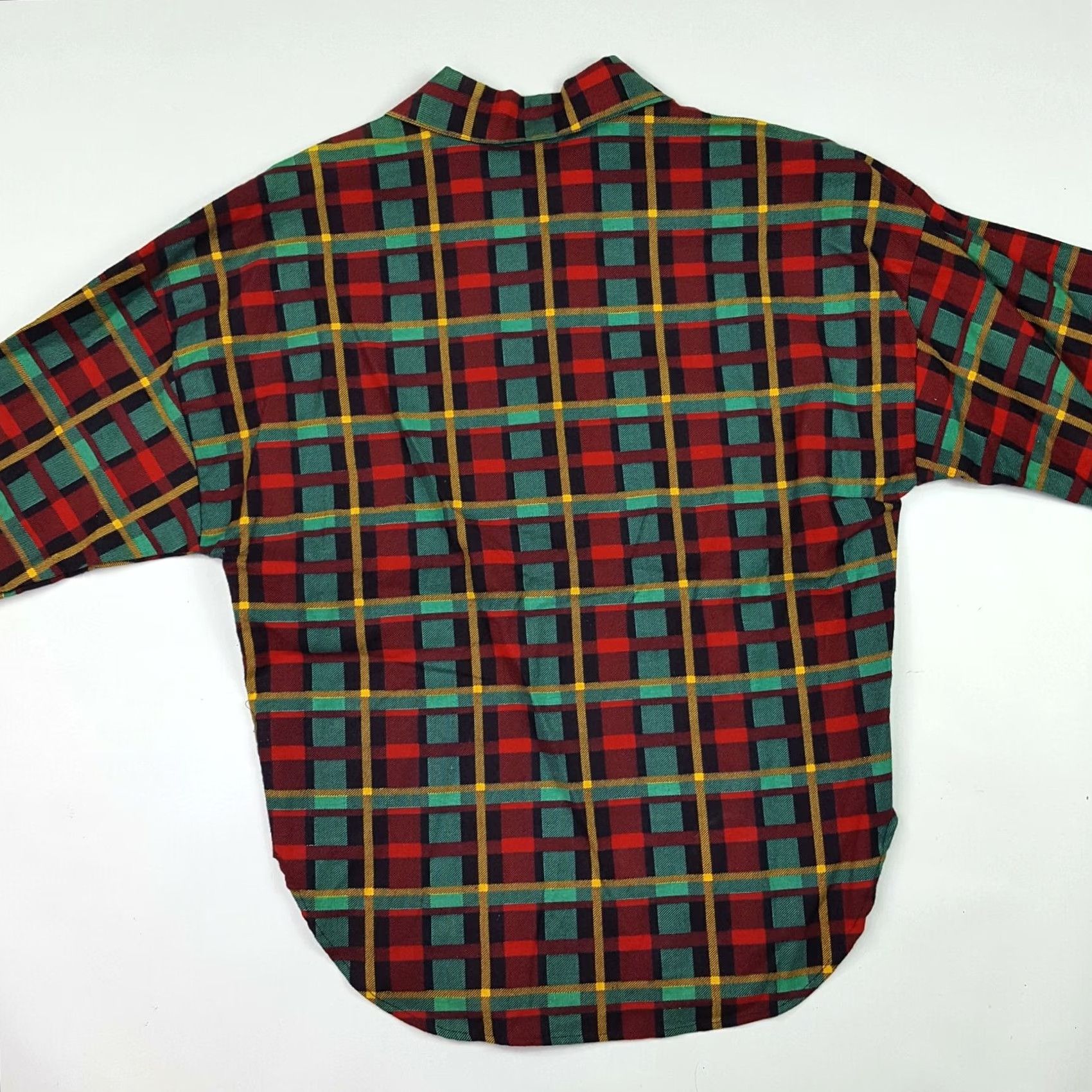 Vintage VINTAGE Plaid Flannel Women's Size Small Button Up 90s Long Sleeve Shirt Top Size S / US 4 / IT 40 - 6 Thumbnail