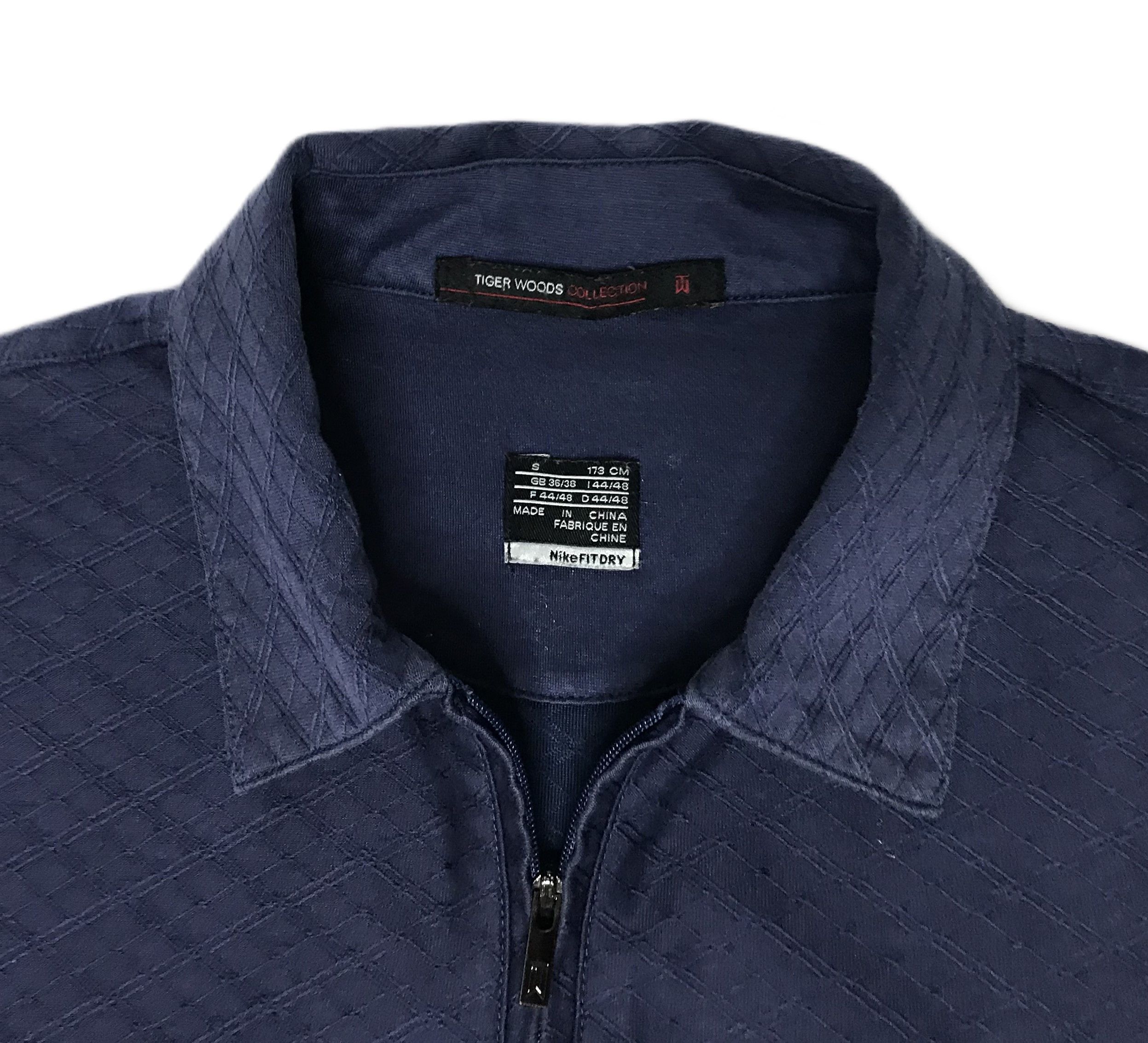 Nike Nike Tiger Woods Vintage Golf Polo 1/3 Zip Navy Size US S / EU 44-46 / 1 - 6 Thumbnail