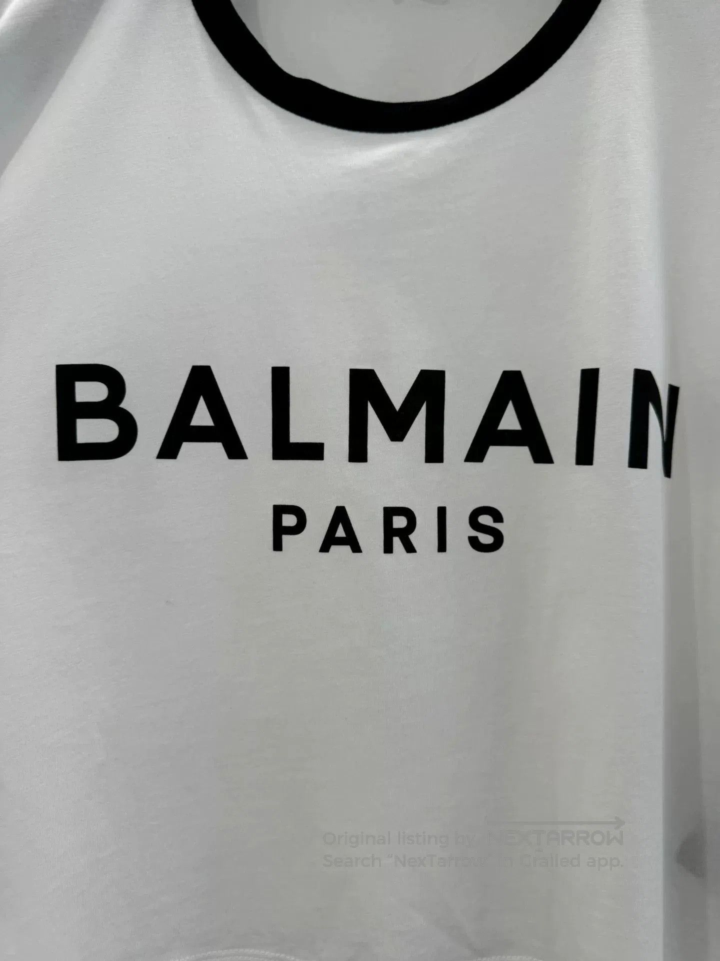 Balmain Balmain New Large Chest Logo White Tee. Size XS / US 0-2 / IT 36-38 - 4 Thumbnail