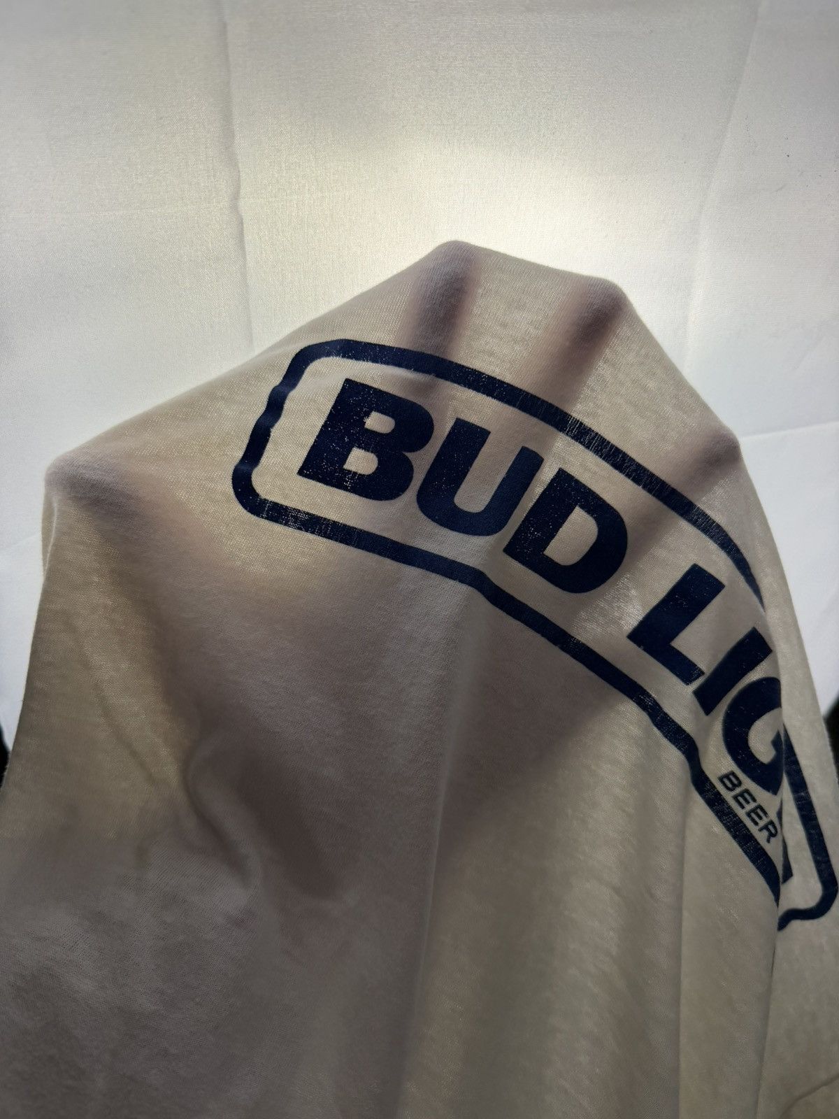 Budweiser Vintage Bud Light Beer 80s Tee Screen Stars Single Stitch Size US L / EU 52-54 / 3 - 4 Thumbnail