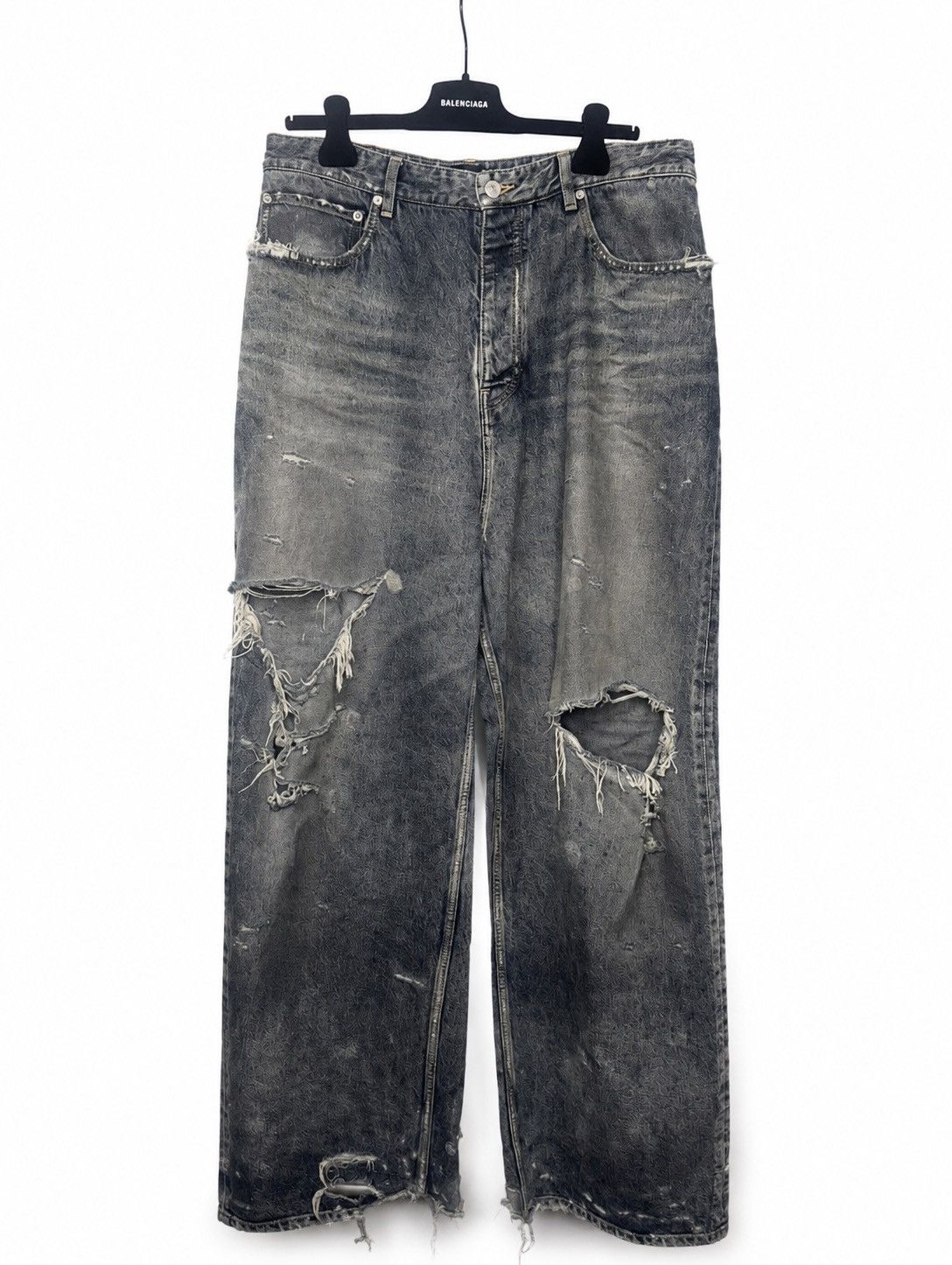 Balenciaga SS23 Balenciaga mud show hybrid baggy jeans joggers