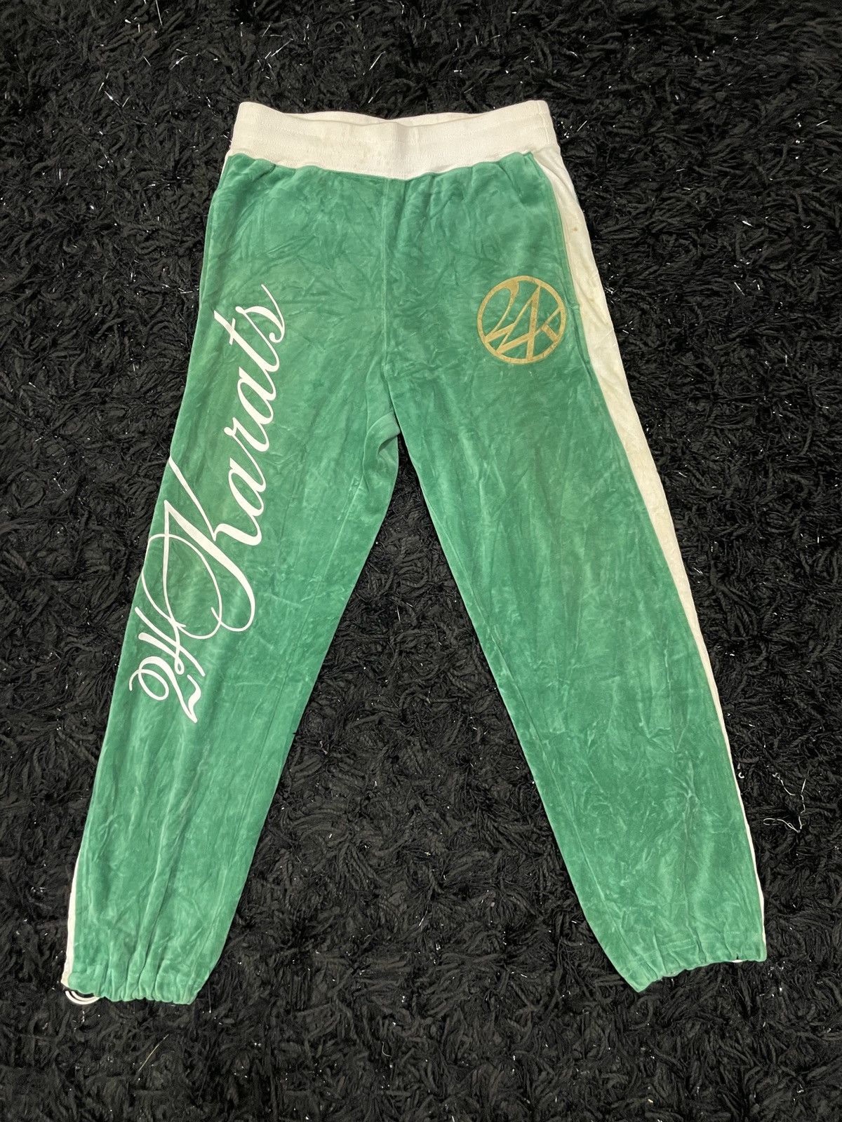 Japanese Brand 24Karat Exile Tribe Sweatpants Big logo Y2K Hip hop style Size US 32 / EU 48 - 2 Thumbnail
