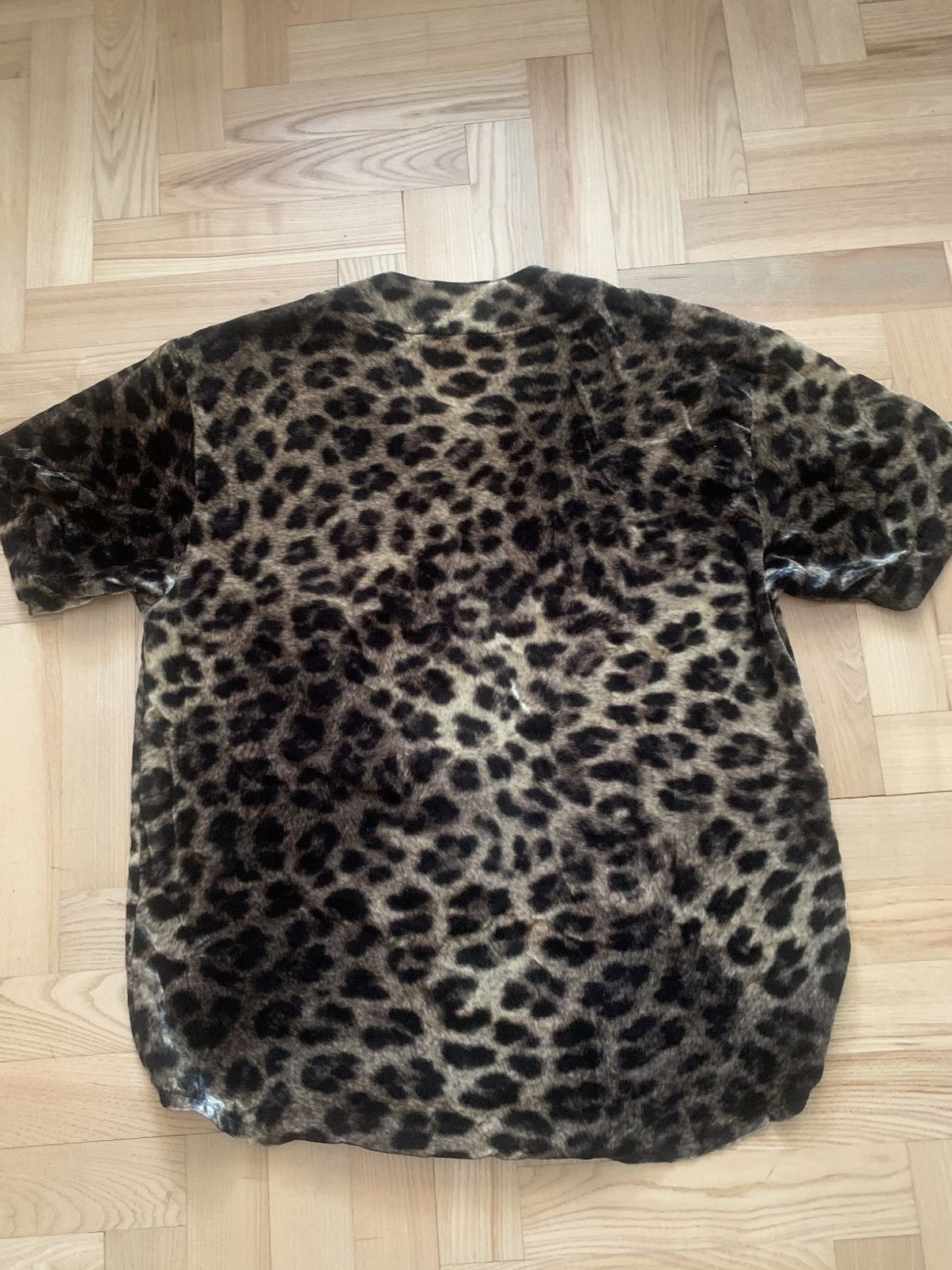 Supreme Supreme Velvet Baseball Jersey Leopard M Size US M / EU 48-50 / 2 - 2 Thumbnail