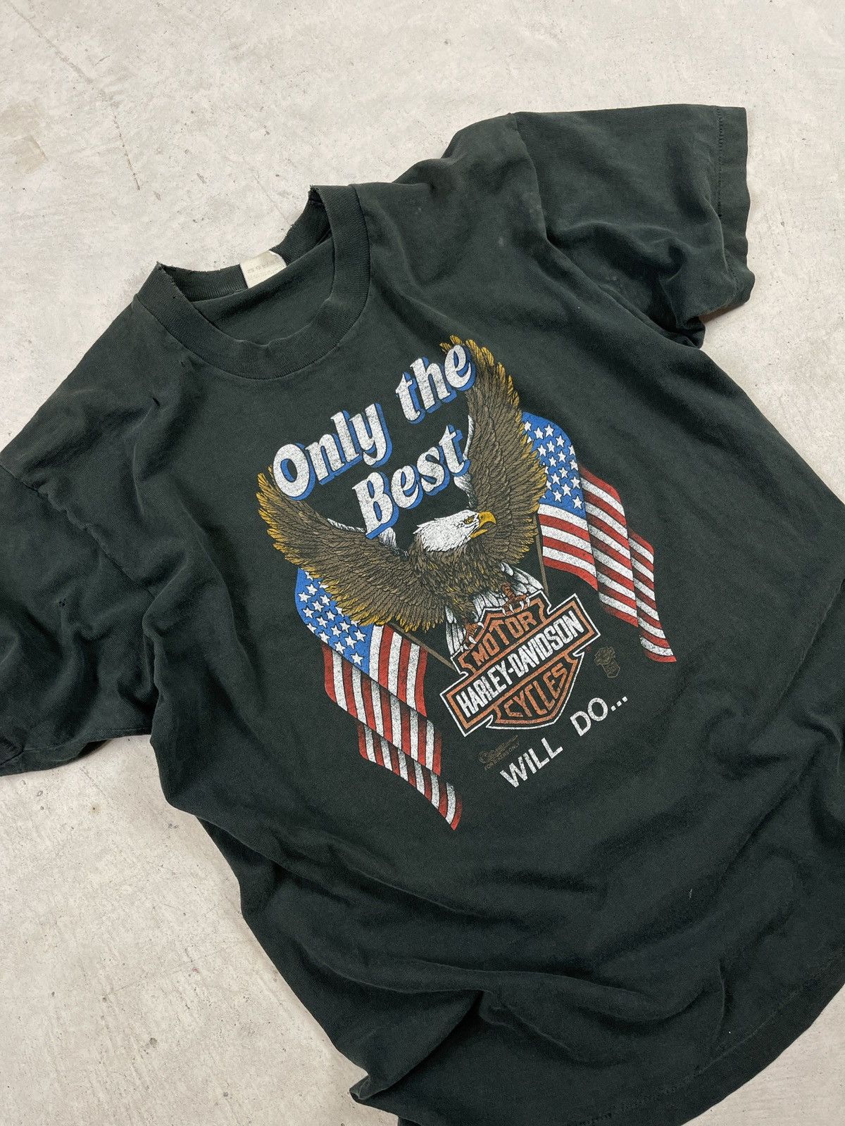 Vintage 1980s Harley Davidson Palm Springs FL Tee Size US L / EU 52-54 / 3 - 1 Thumbnail
