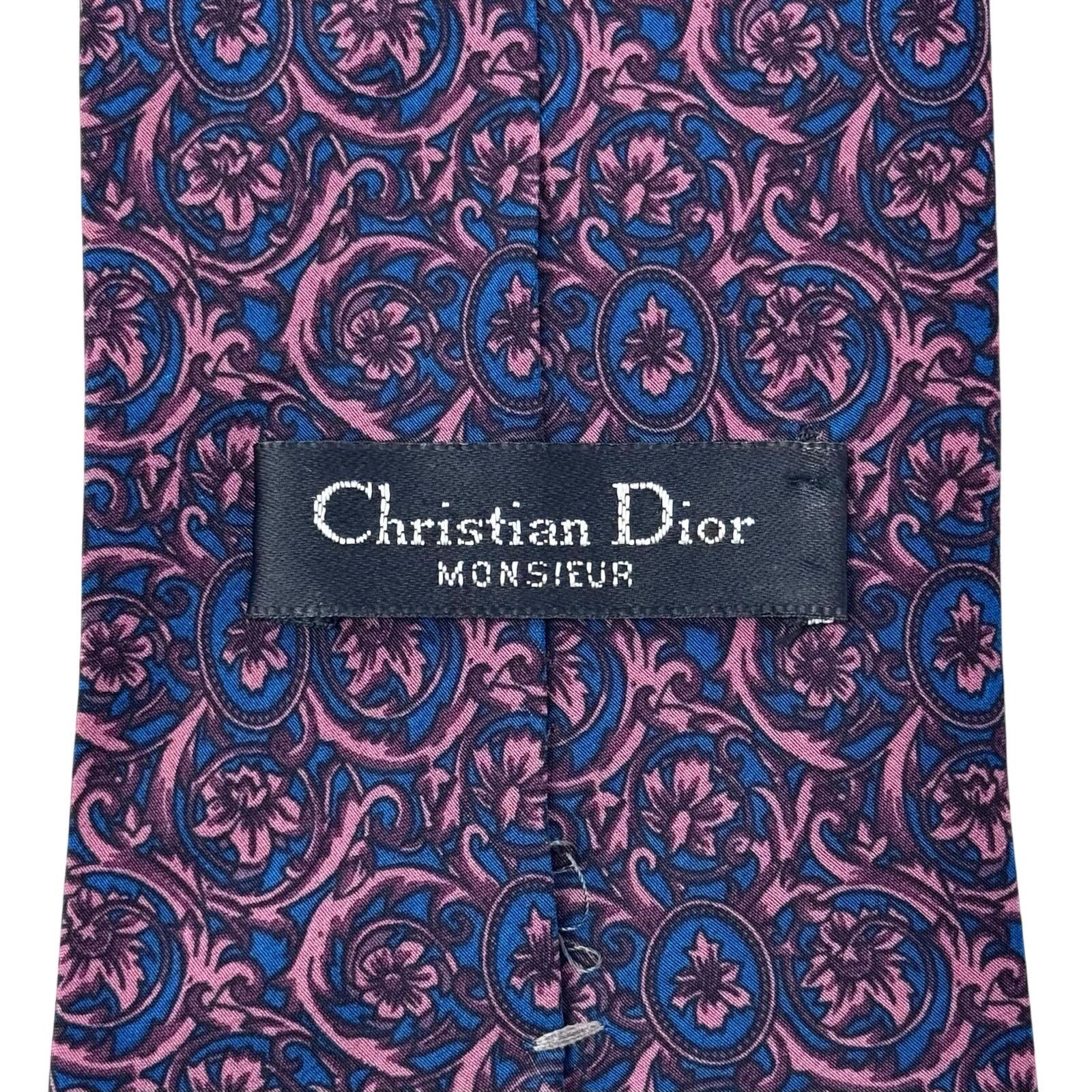 Christian Dior Monsieur Christian Dior Abstract Pattern Tie Size ONE SIZE - 5 Thumbnail