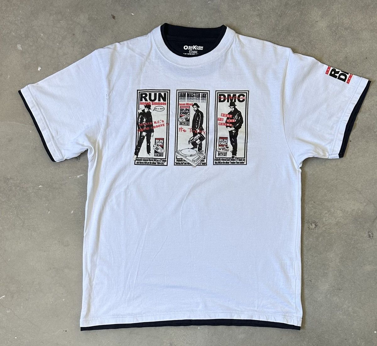 Oshkosh VINTAGE OSHKOSH RUN DMC DEF JAM ADIDAS TEE Size US M / EU 48-50 / 2 - 1 Thumbnail
