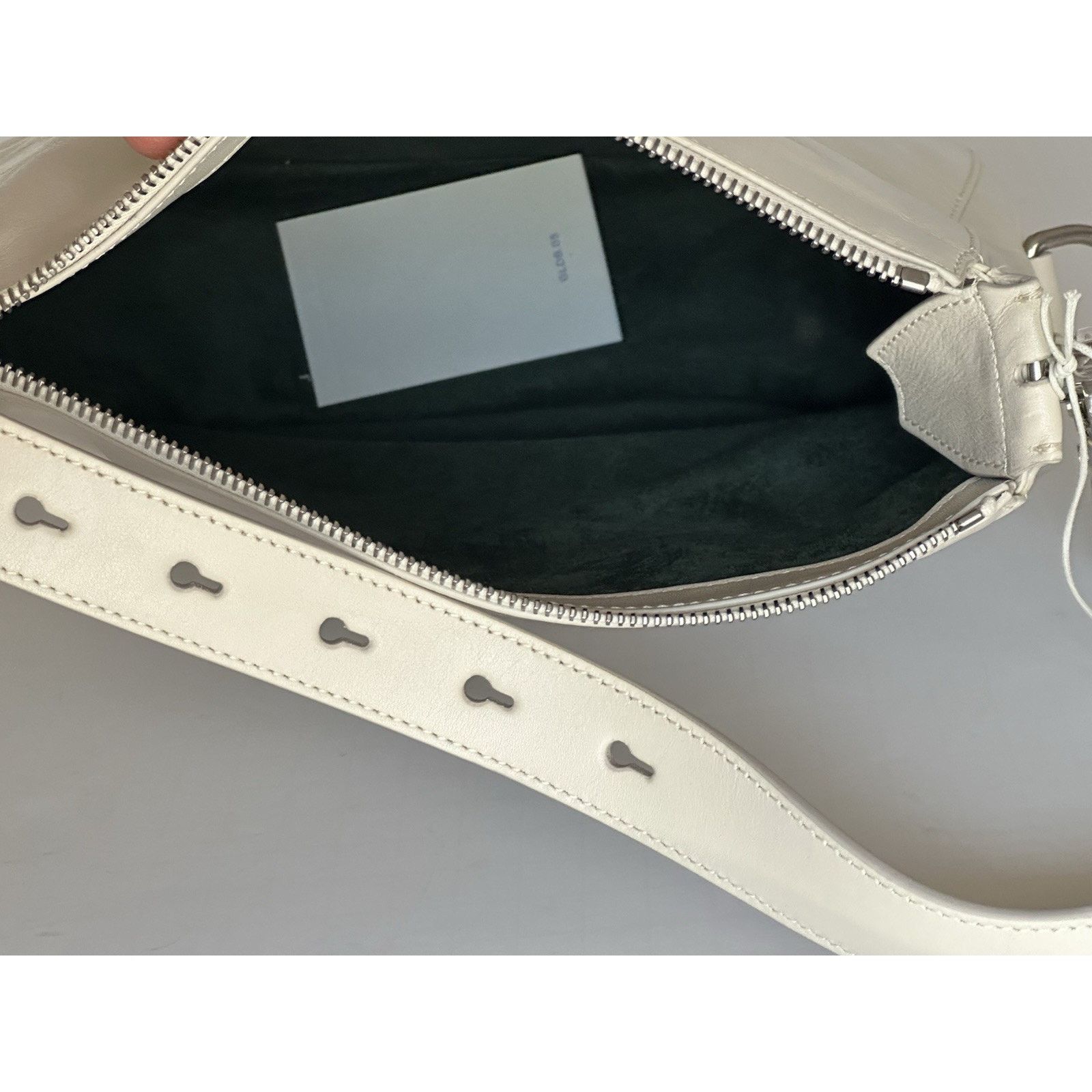Burberry Burberry Small Knight Crinkled Leather Shoulder Bag 80816761 Size ONE SIZE - 19 Thumbnail