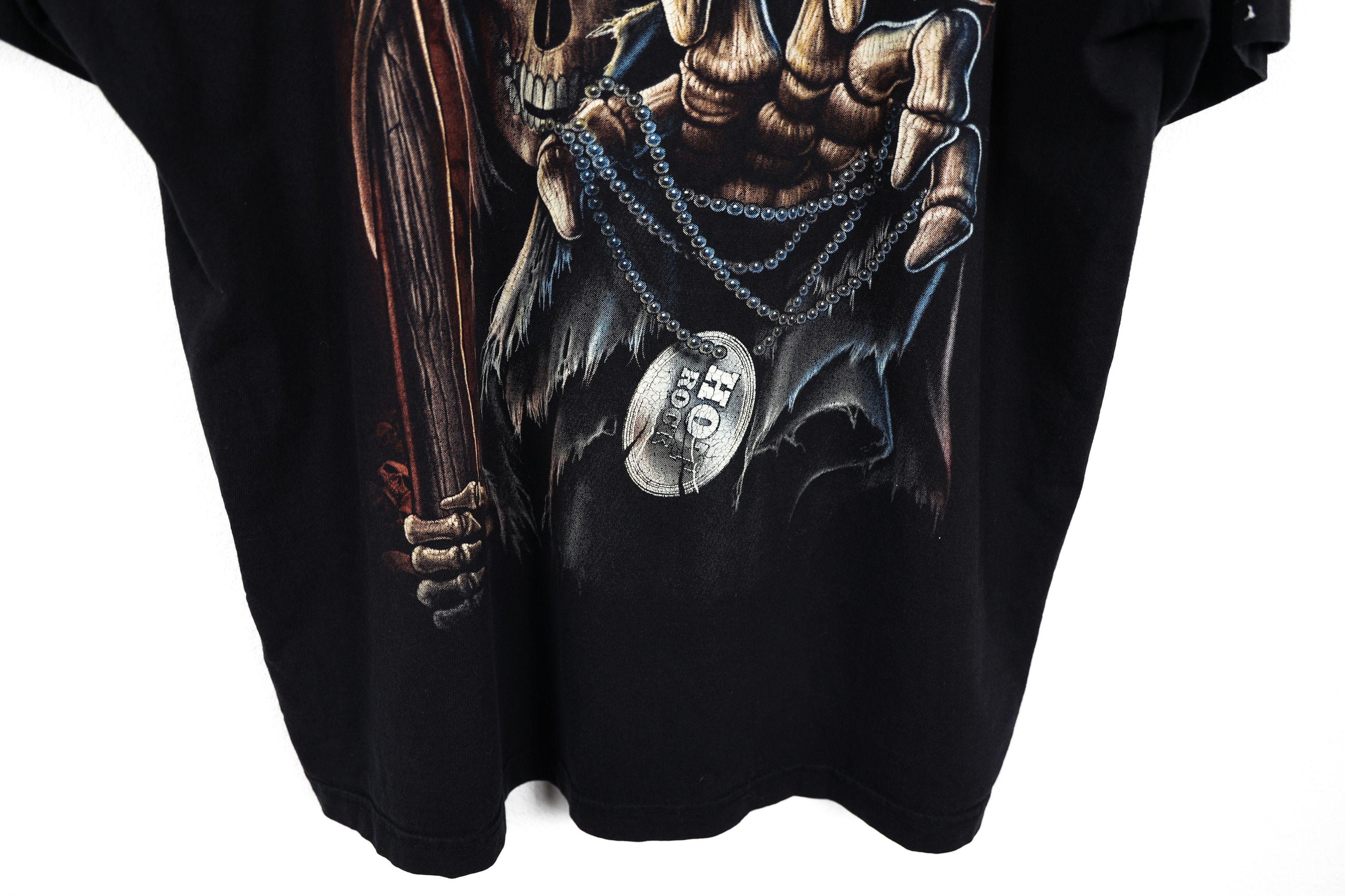 Band Tees × Vintage Vintage Skulls Satan Hot Rock Crazy Tee T-shirt 90s Size US XL / EU 56 / 4 - 14 Thumbnail