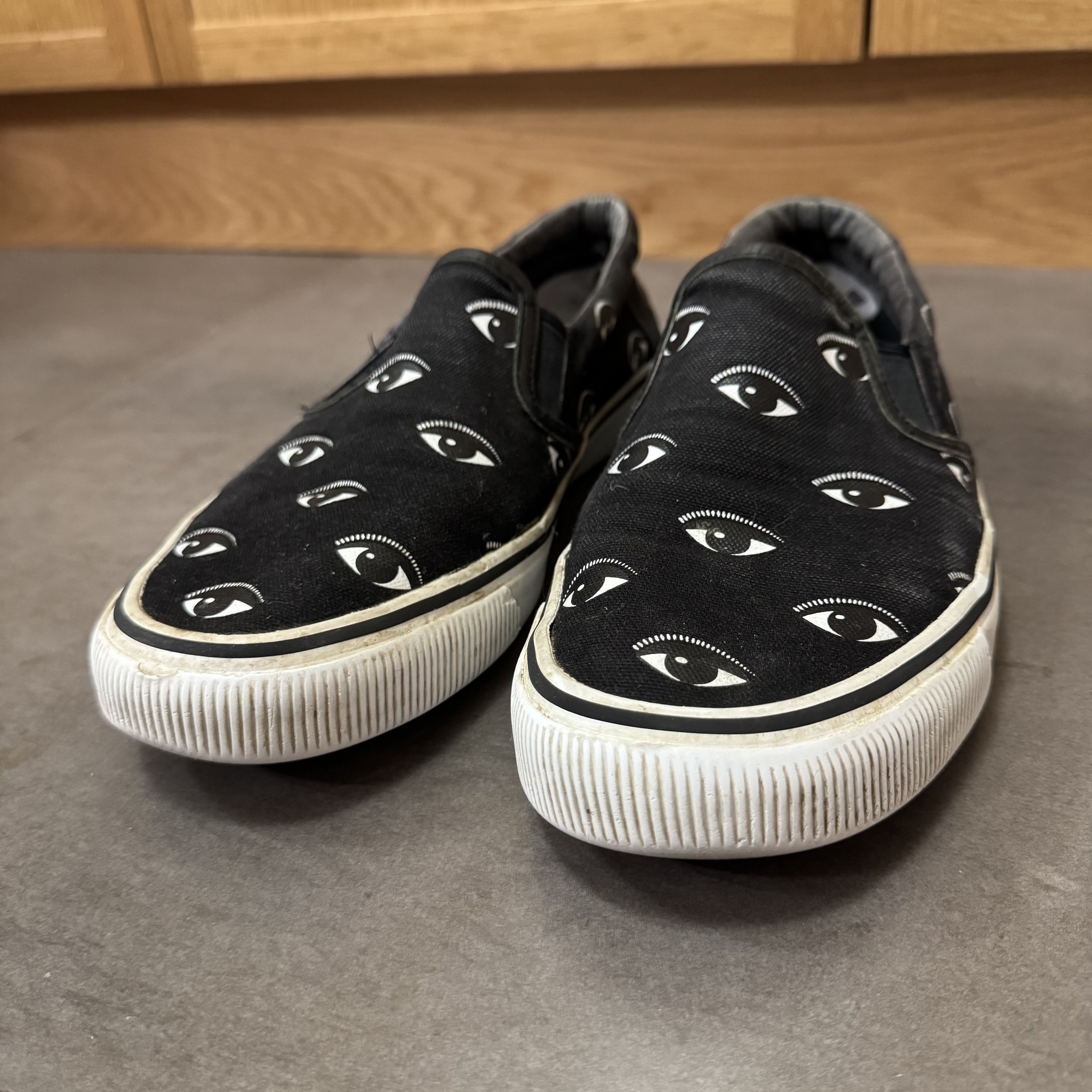 Kenzo Kenzo Eye Print Slip-On Black Sneakers, Size 42 EU / 9 US Size US 9 / EU 42 - 3 Thumbnail