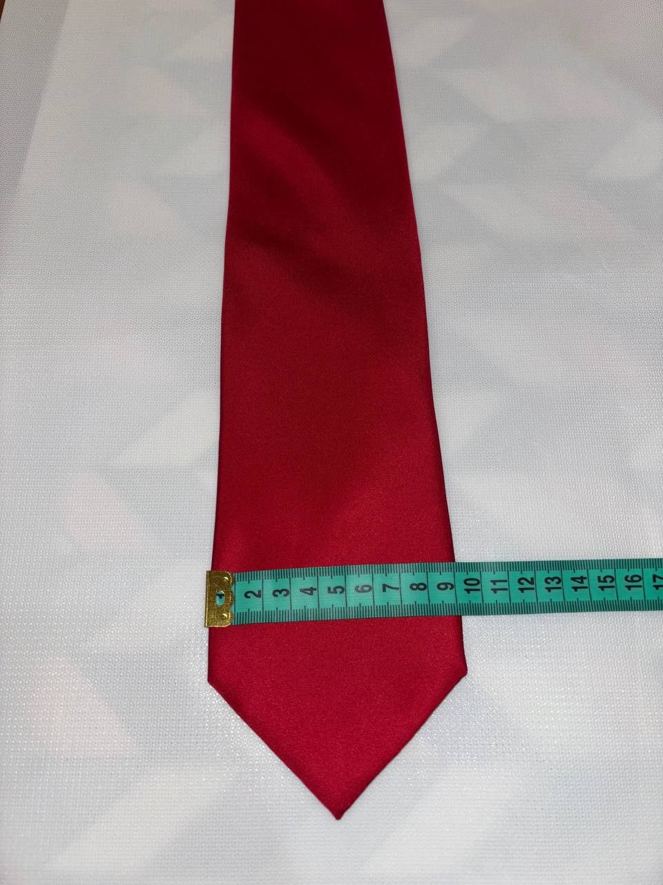 Vintage FRANGI Vintage men's tie red, 100% silk, made in Italy Size ONE SIZE - 4 Thumbnail