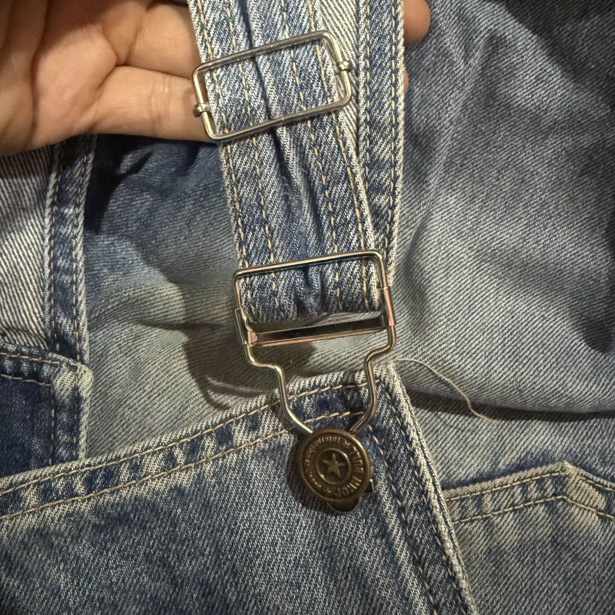 Johnbull VINTAGE 90' JOHN BULL OVERALL RUSTY DENIM JEAN PANTS Size US 34 / EU 50 - 21 Thumbnail