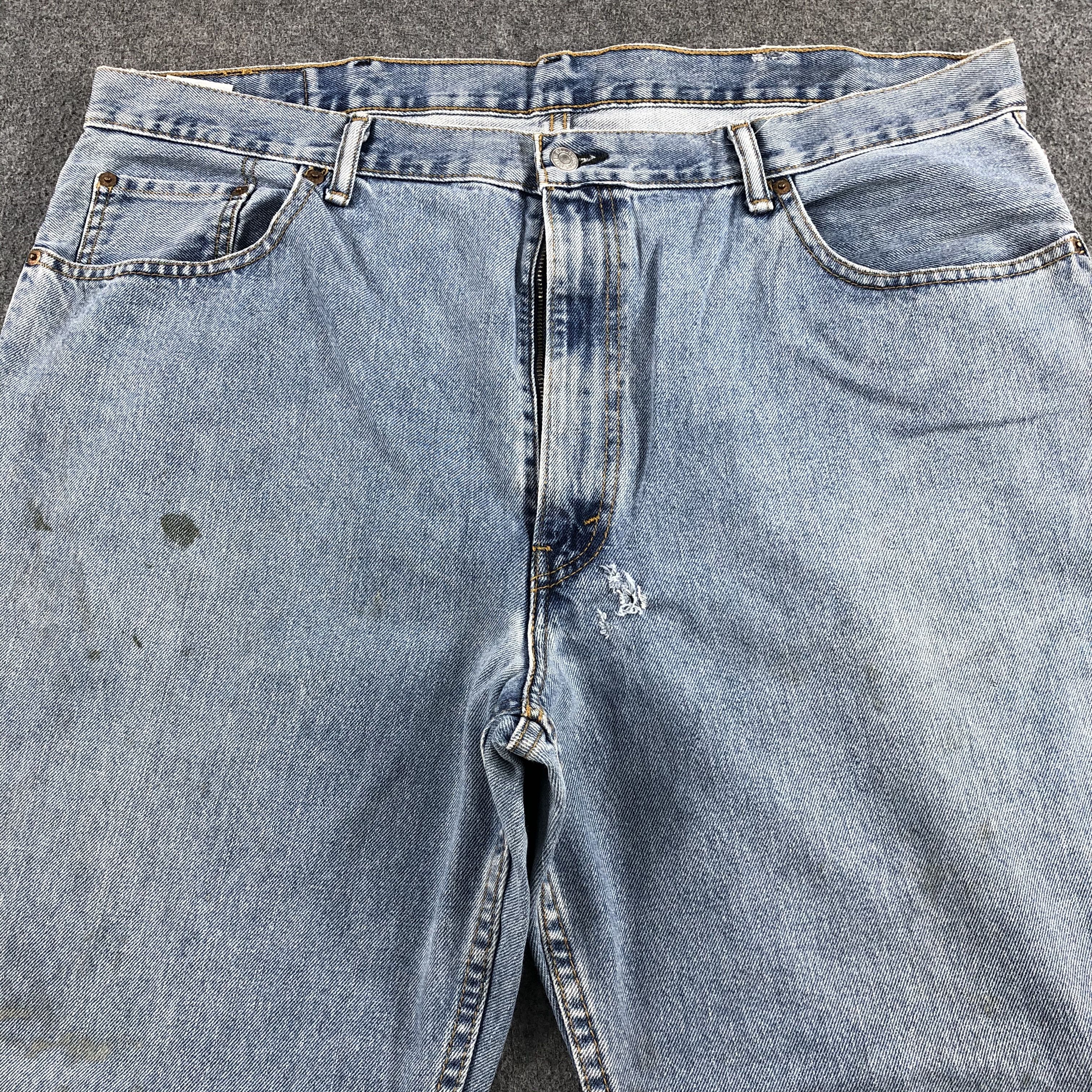 Levi's Vintage Blue Wash Levis 550 Jeans-J1719 Size US 42 / EU 58 - 3 Thumbnail