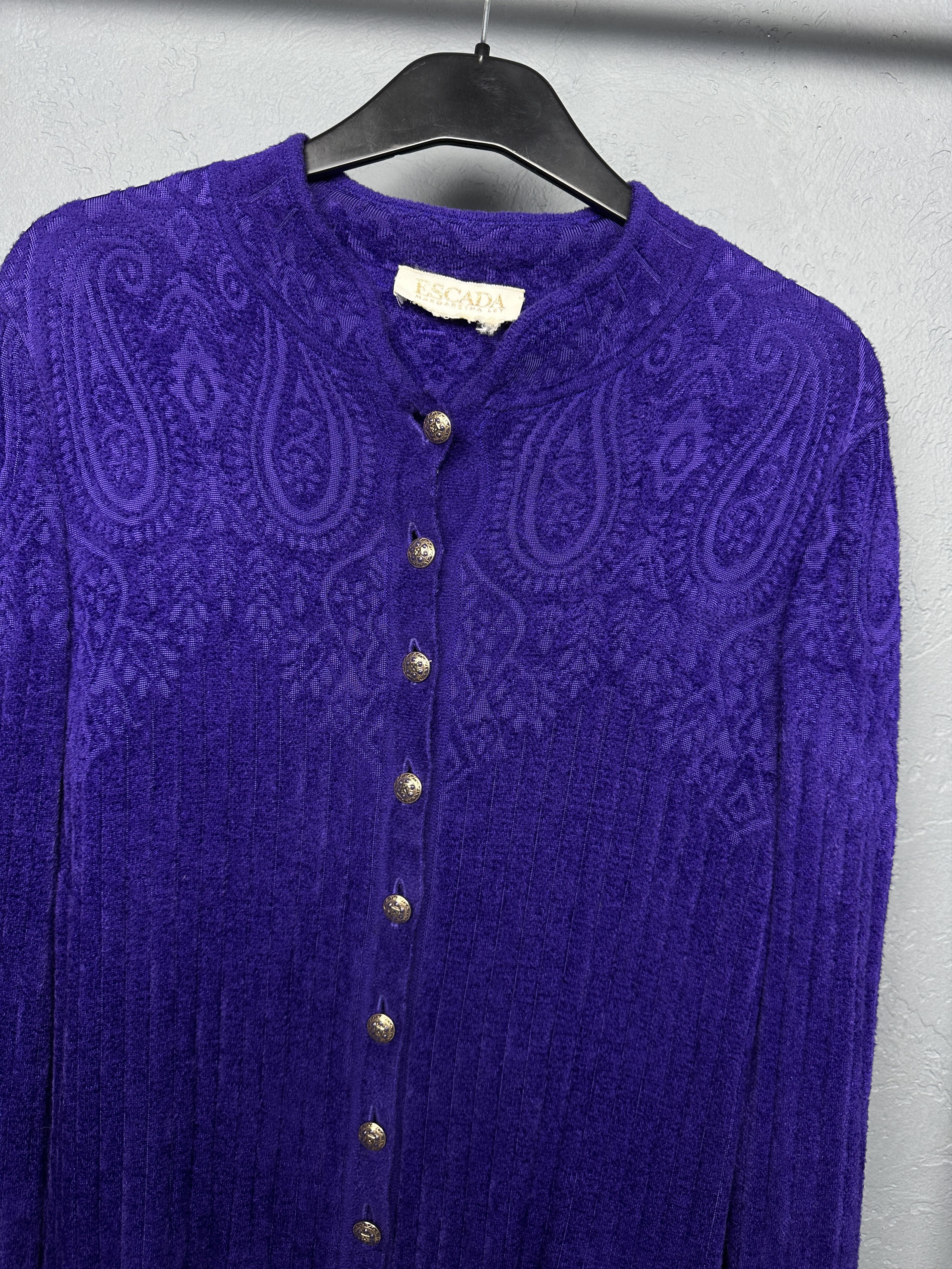 Escada Escada 90s Vintage Womens Cardigan Sweater Size XS / US 0-2 / IT 36-38 - 2 Thumbnail
