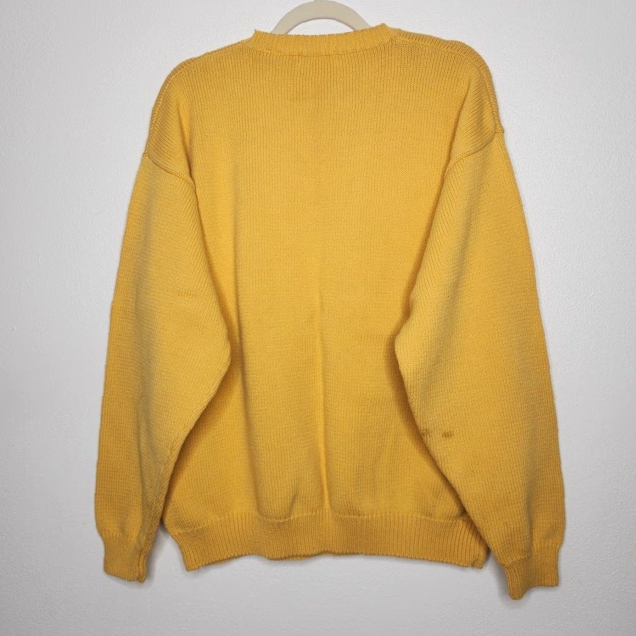 Vintage VINTAGE St. Johns Bay Butter Yellow Knit Sweater Crewneck XL Unisex Adults Pullover Cottagecore Men Women Boys Girls Size US XL / EU 56 / 4 - 6 Thumbnail