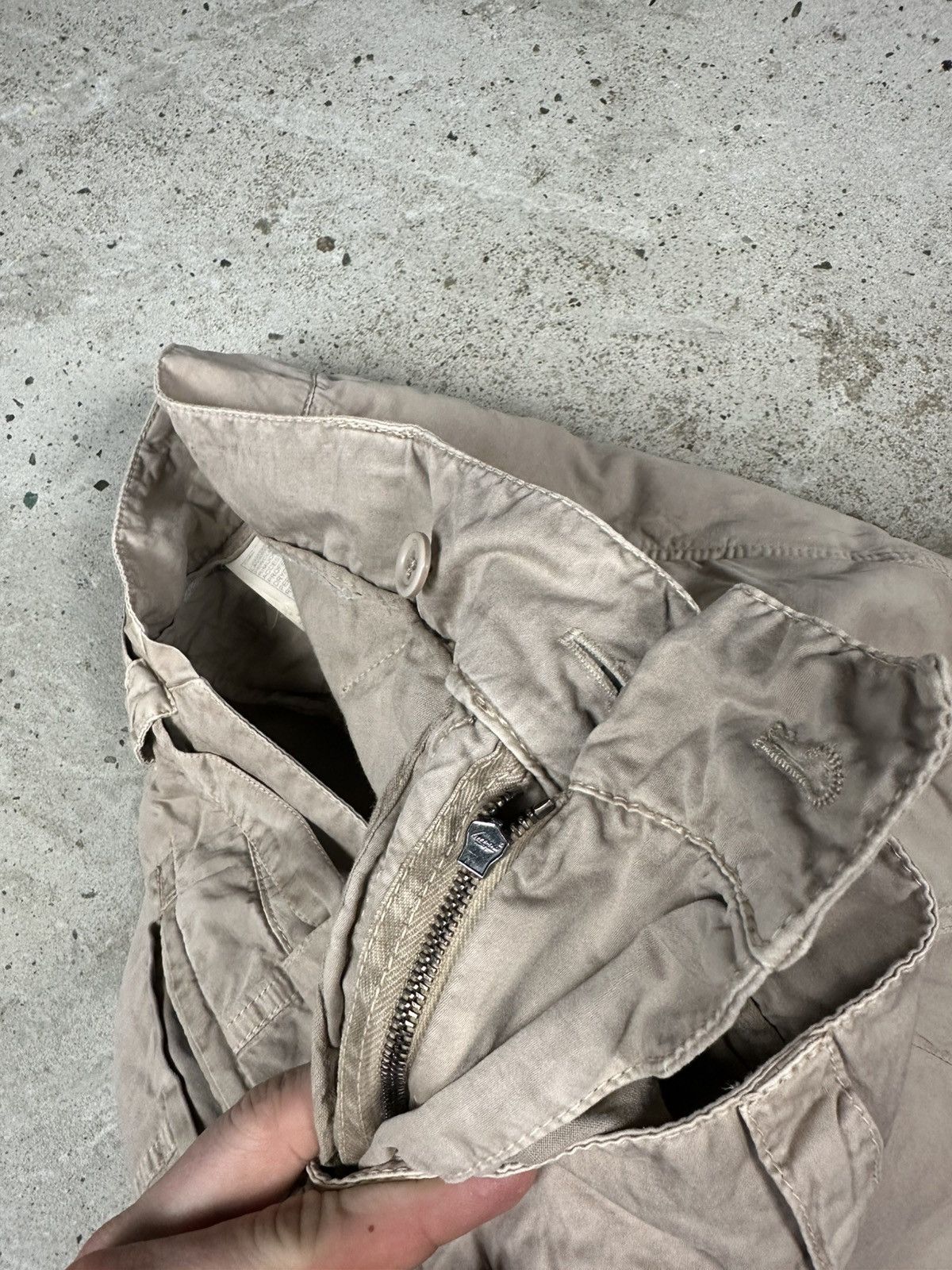 Ermanno Scervino Ermanno Scervino Beige Cargo Multipocket Pants Size US 32 / EU 48 - 11 Thumbnail
