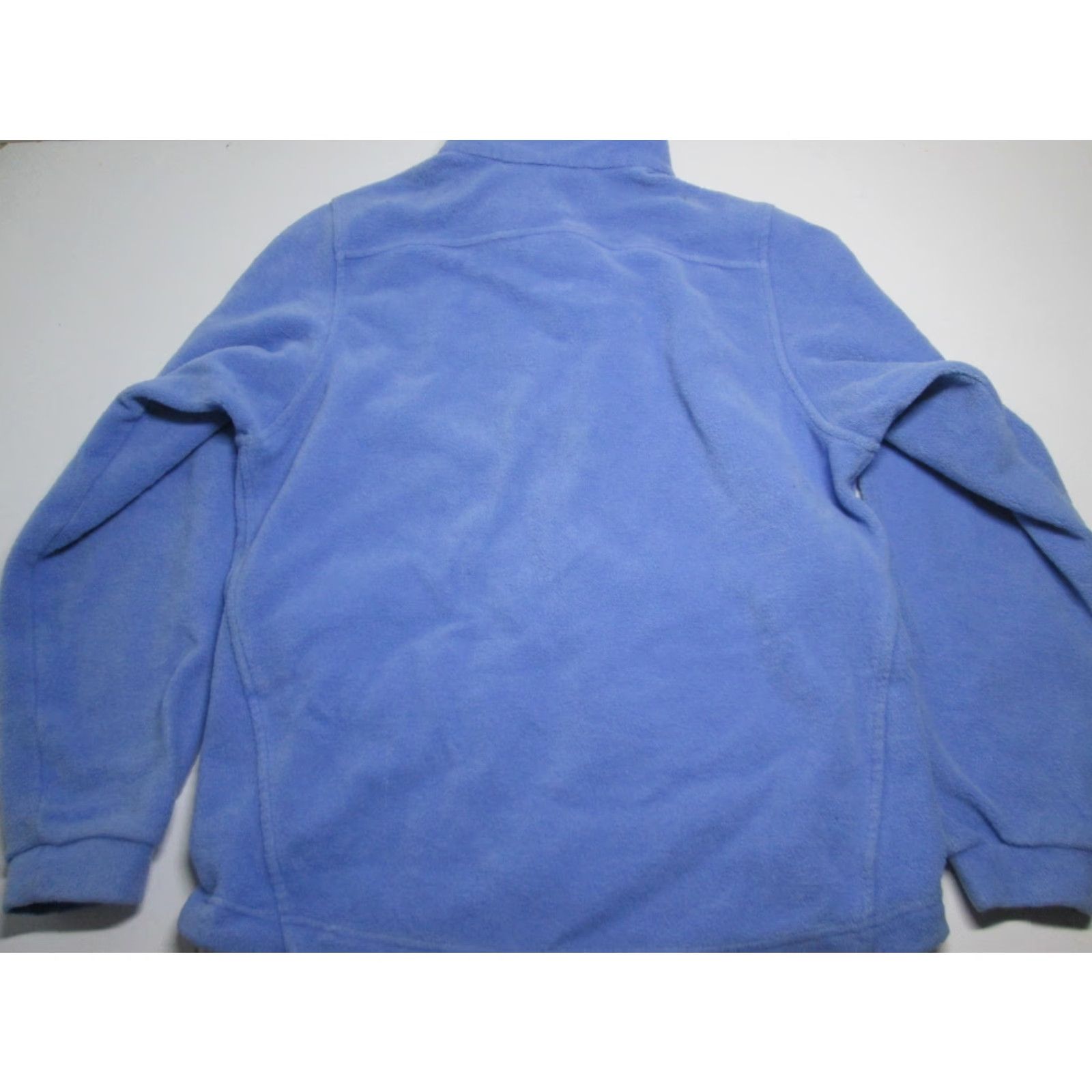 Vintage Columbia Womens Jacket Windbreaker S Blue Fleece Outerwear Zip Pockets Long Sleeve Solid Pattern Zip Closure Size S / US 4 / IT 40 - 2 Thumbnail
