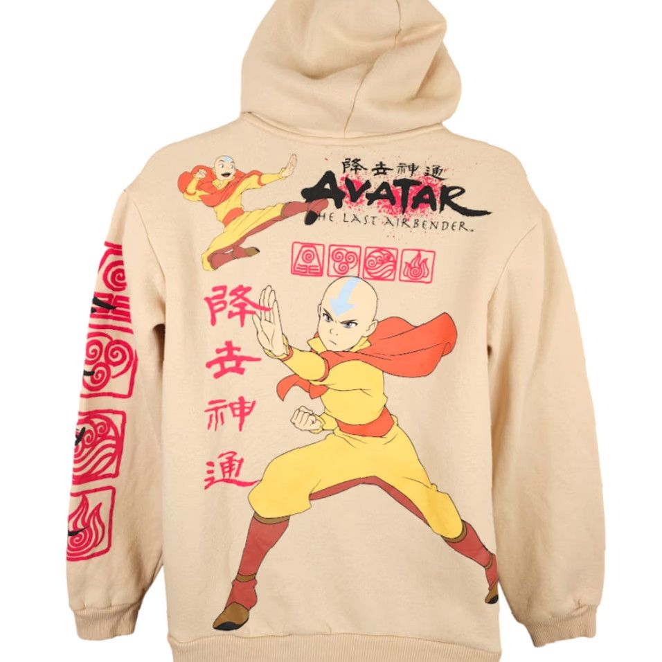 Nickelodeon VINTAGE Avatar The Last Airbender Sweatshirt Hoodie Mens Size Small Beige Anime Size US S / EU 44-46 / 1 - 4 Thumbnail