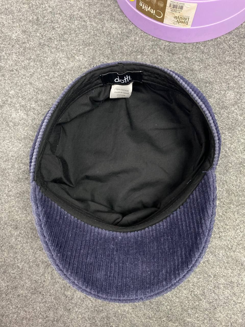 Japanese Brand japanese brand corduroy bakers hat nice design Size ONE SIZE - 4 Thumbnail