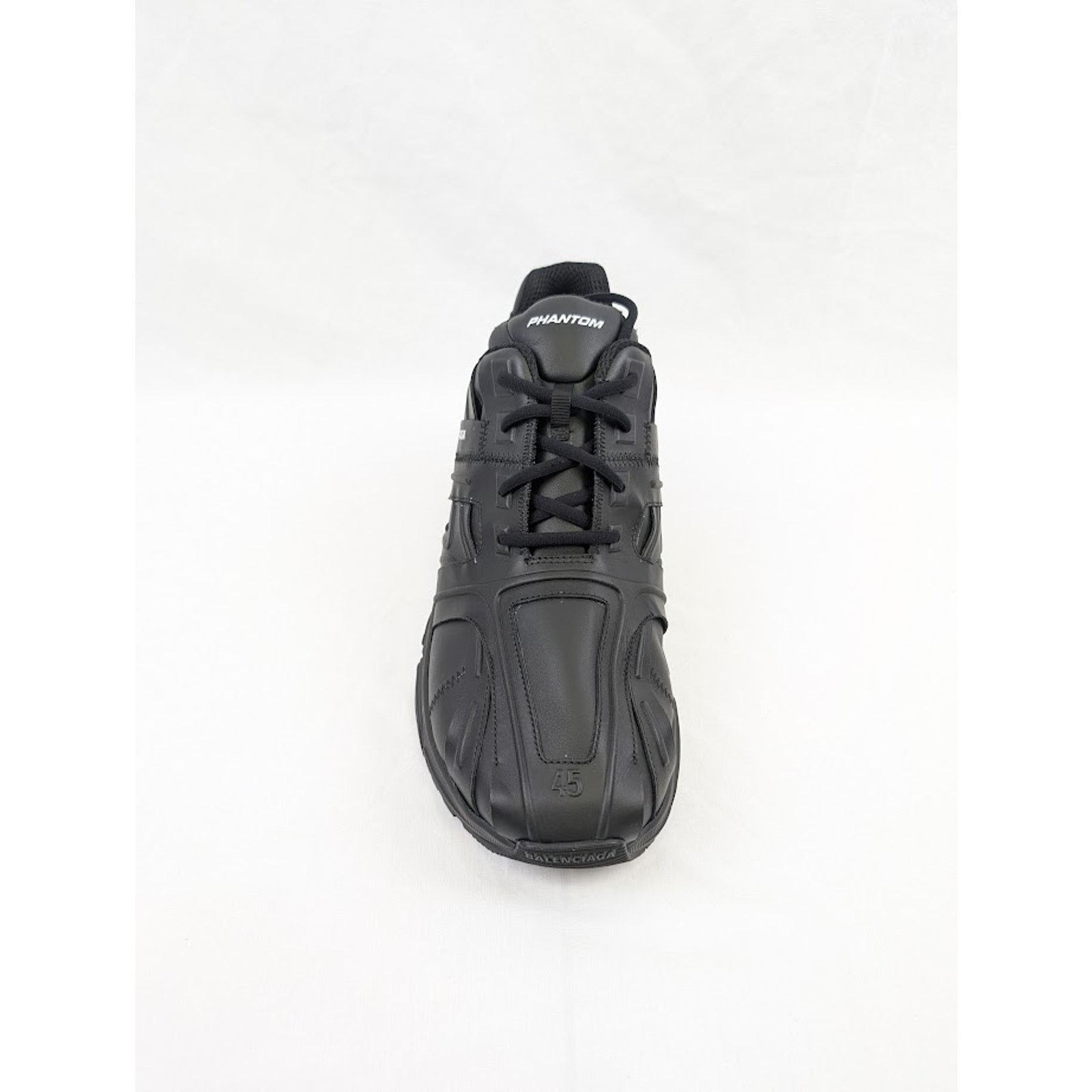Balenciaga o1rshd1 Nappa Silk Phantom Sneakers in Black Size US 11 / EU 44 - 6 Thumbnail