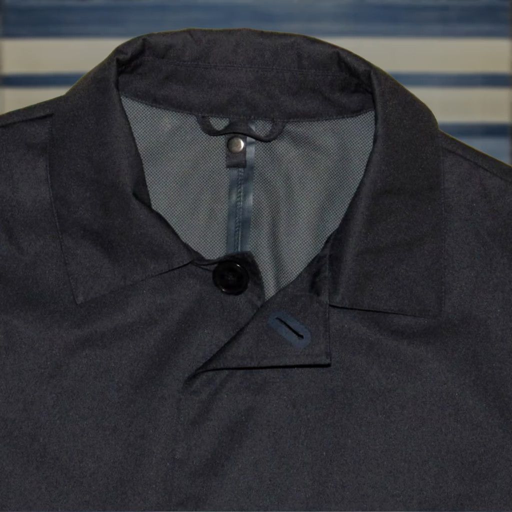Zanella ZANELLA Navy Blue Polyester Rain Coat Jacket Made In Italy XL Mens Jacket XL Navy Blue Polyester Rain Coat Zanella XL Mens Size US XL / EU 56 / 4 - 1 Thumbnail