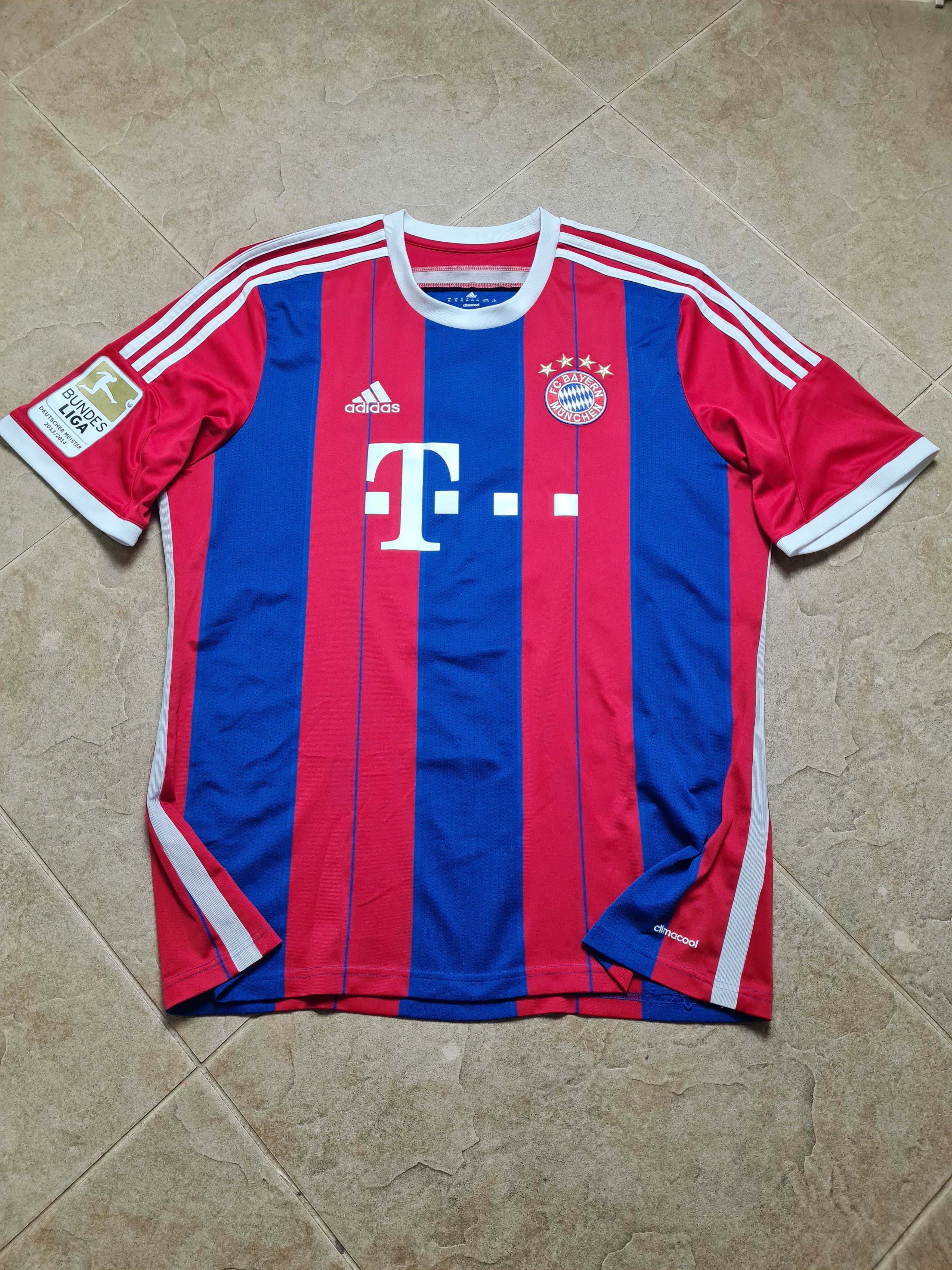 Adidas ADIDAS BAYERN MUNICH 14/15 Shirt 75 Nazif Hajdarovic F48499 Size US XL / EU 56 / 4 - 2 Thumbnail