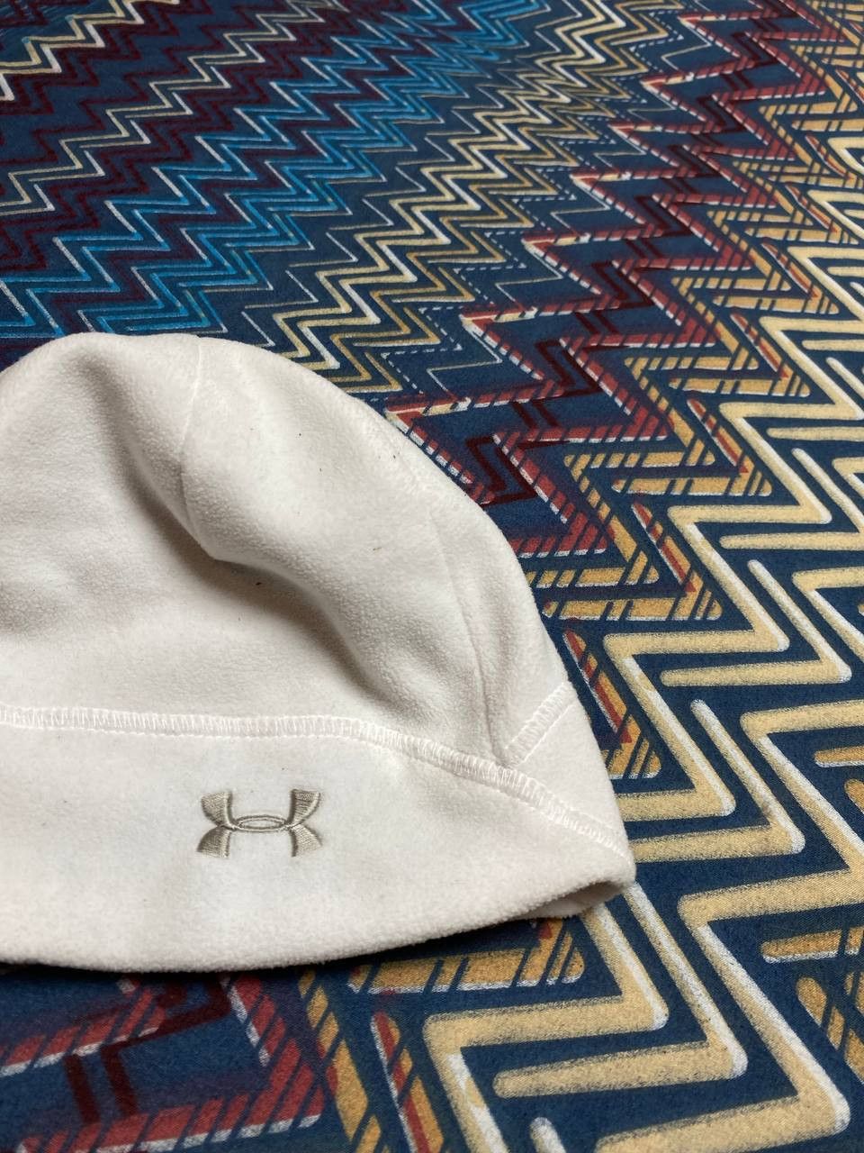 Under Armour Hats white big logo Vintage Under Armour Y2K Streetwear Size ONE SIZE - 3 Thumbnail