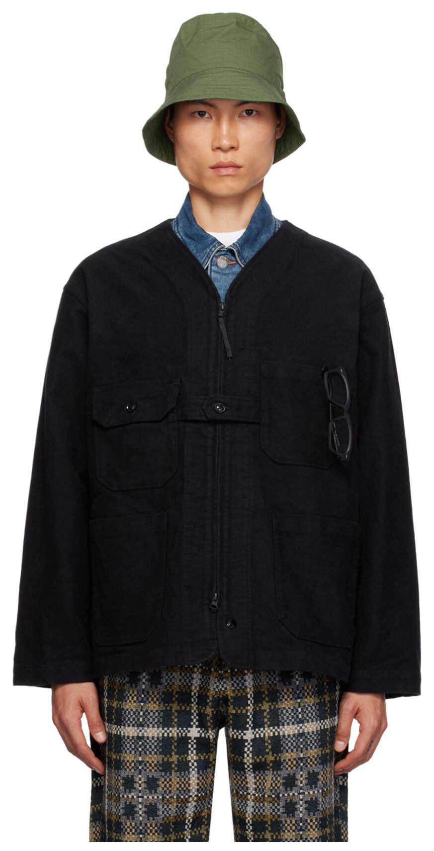 Engineered Garments Black Kangaroo Pocket Shooting Jacket Size US M / EU 48-50 / 2 - 5 Thumbnail