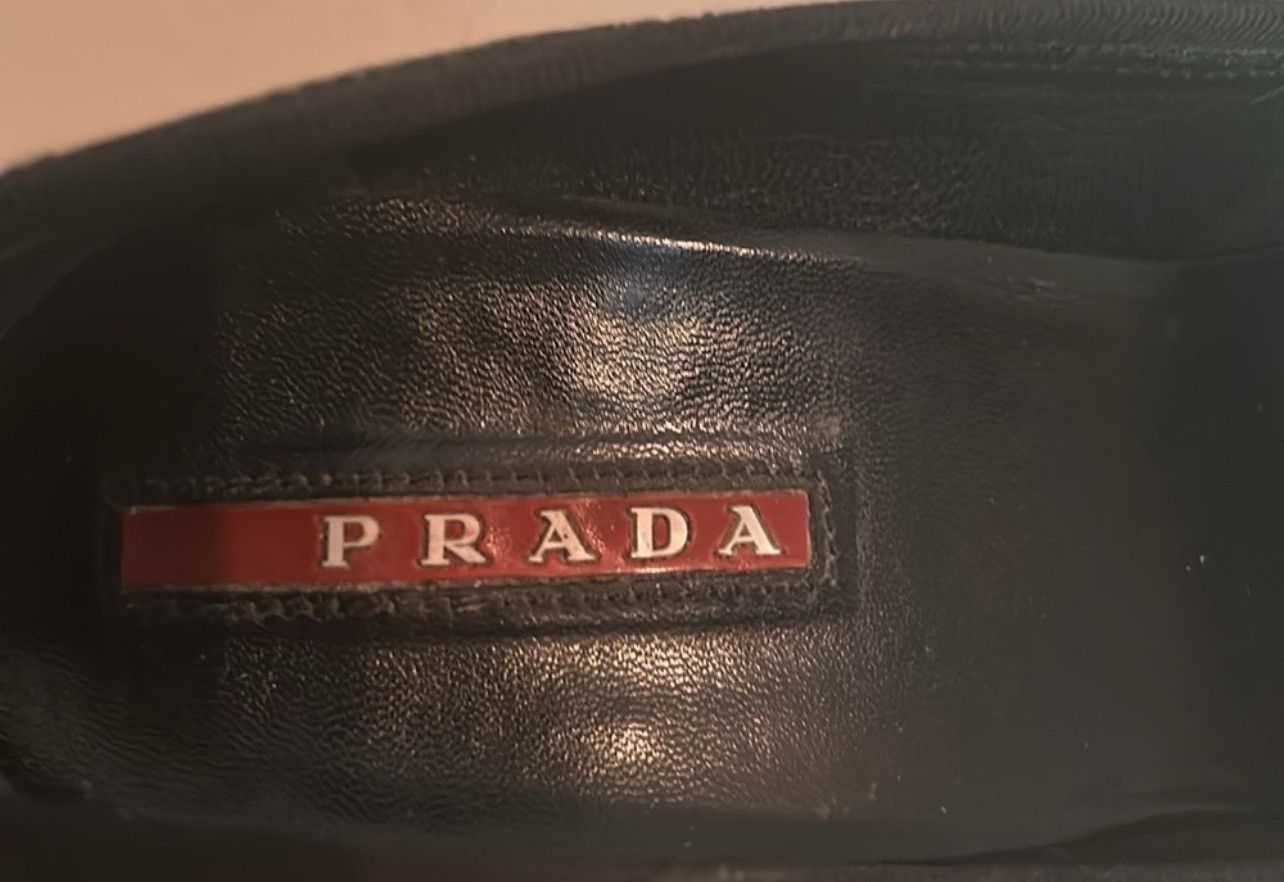 Prada PRADA Cocco Lux Print Black Croco Embossed Leather Pumps Size US 6 / IT 36 - 8 Thumbnail