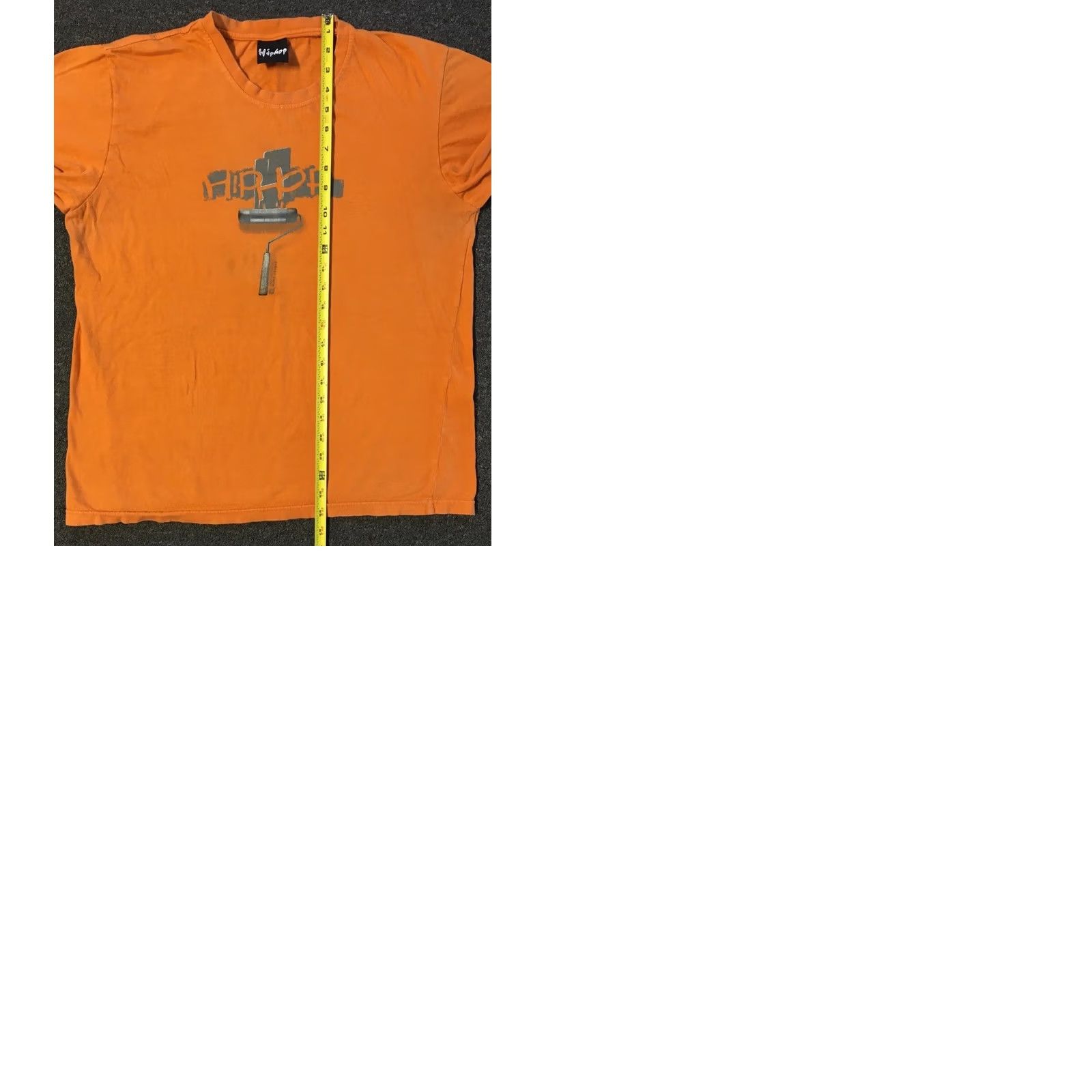 Vintage VINTAGE Hip Hop Graffiti Shirt M Orange Hip Hop 90s Grunge NYC Rap Tee Mens Size US M / EU 48-50 / 2 - 10 Thumbnail