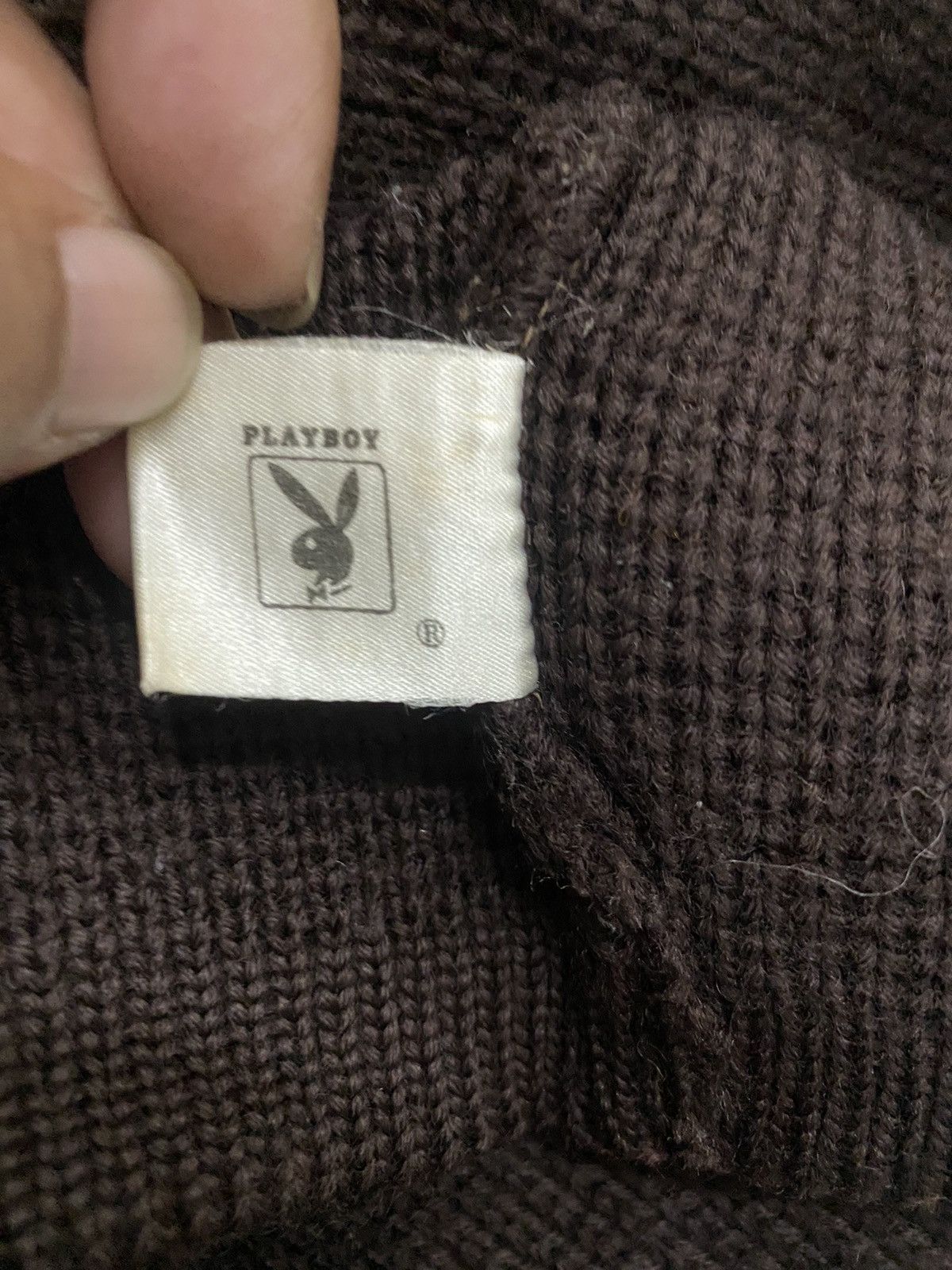 Playboy Playboy Trademark Bunny Logo Knitwear Size US S / EU 44-46 / 1 - 7 Thumbnail