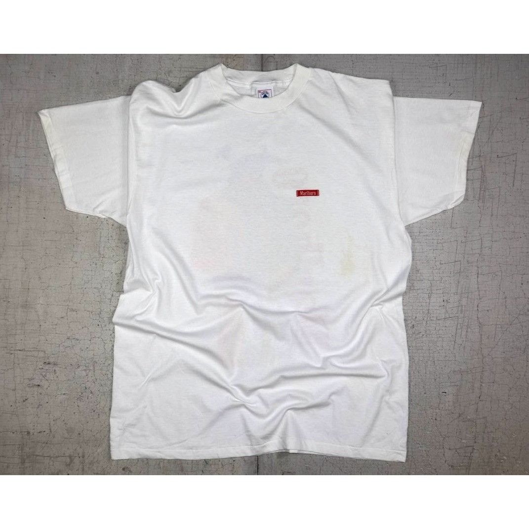 Anvil Vintage 90s Anvil Made In USA Tag Marlboro Cowboy T Shirt Size US XL / EU 56 / 4 - 8 Thumbnail